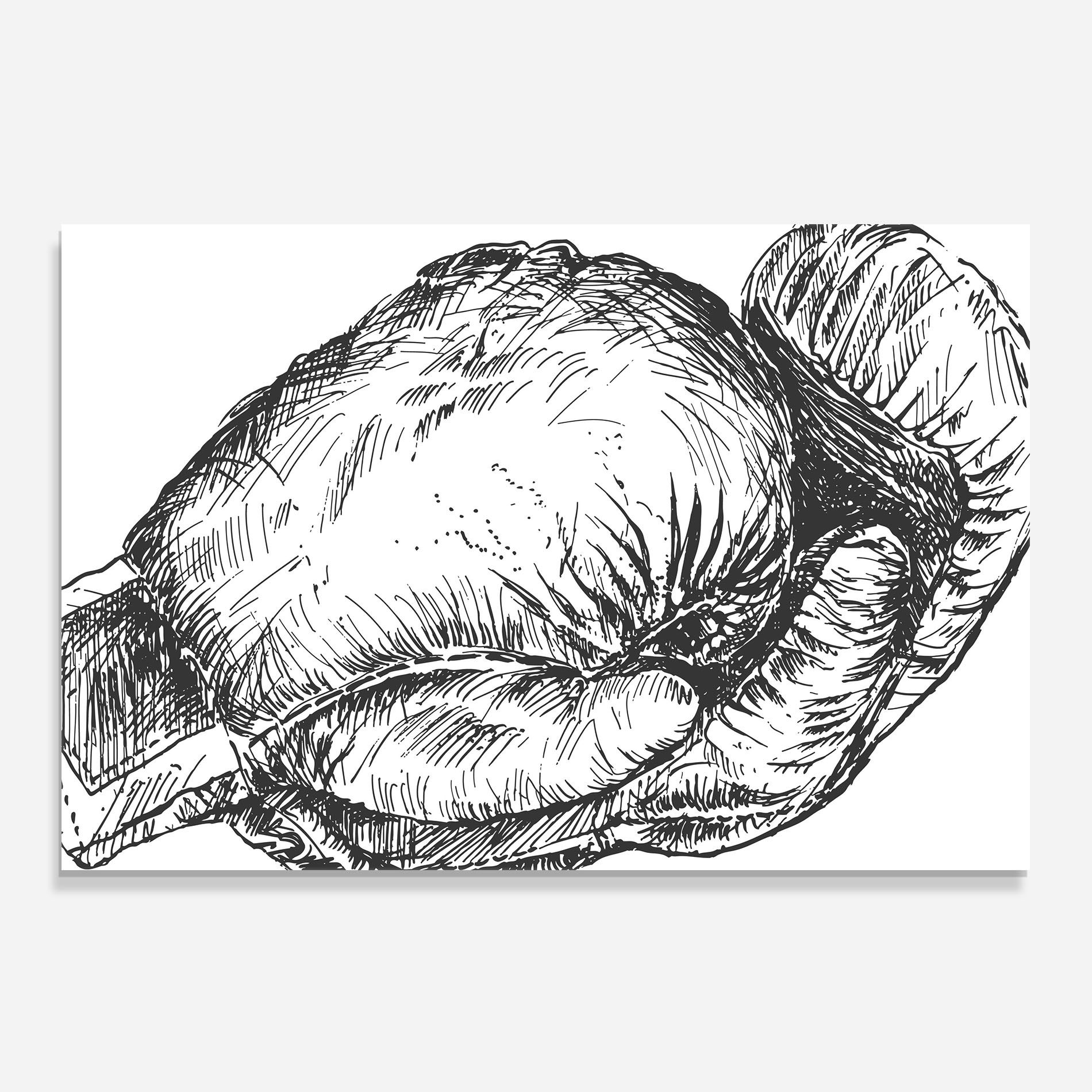 Grey Line Glove mockup 0