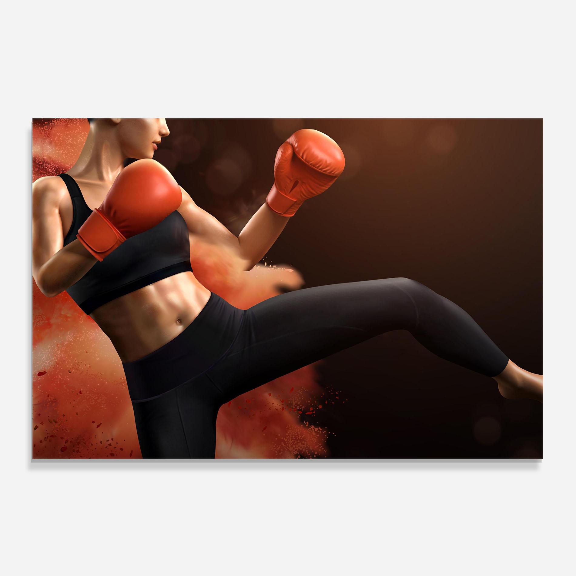 Panou Sticla Bucatarie Woman Box mockup 0