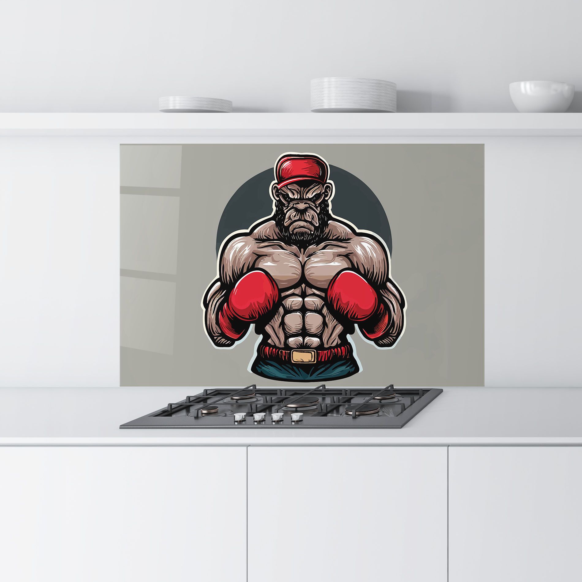 Boxer Character mockup 9