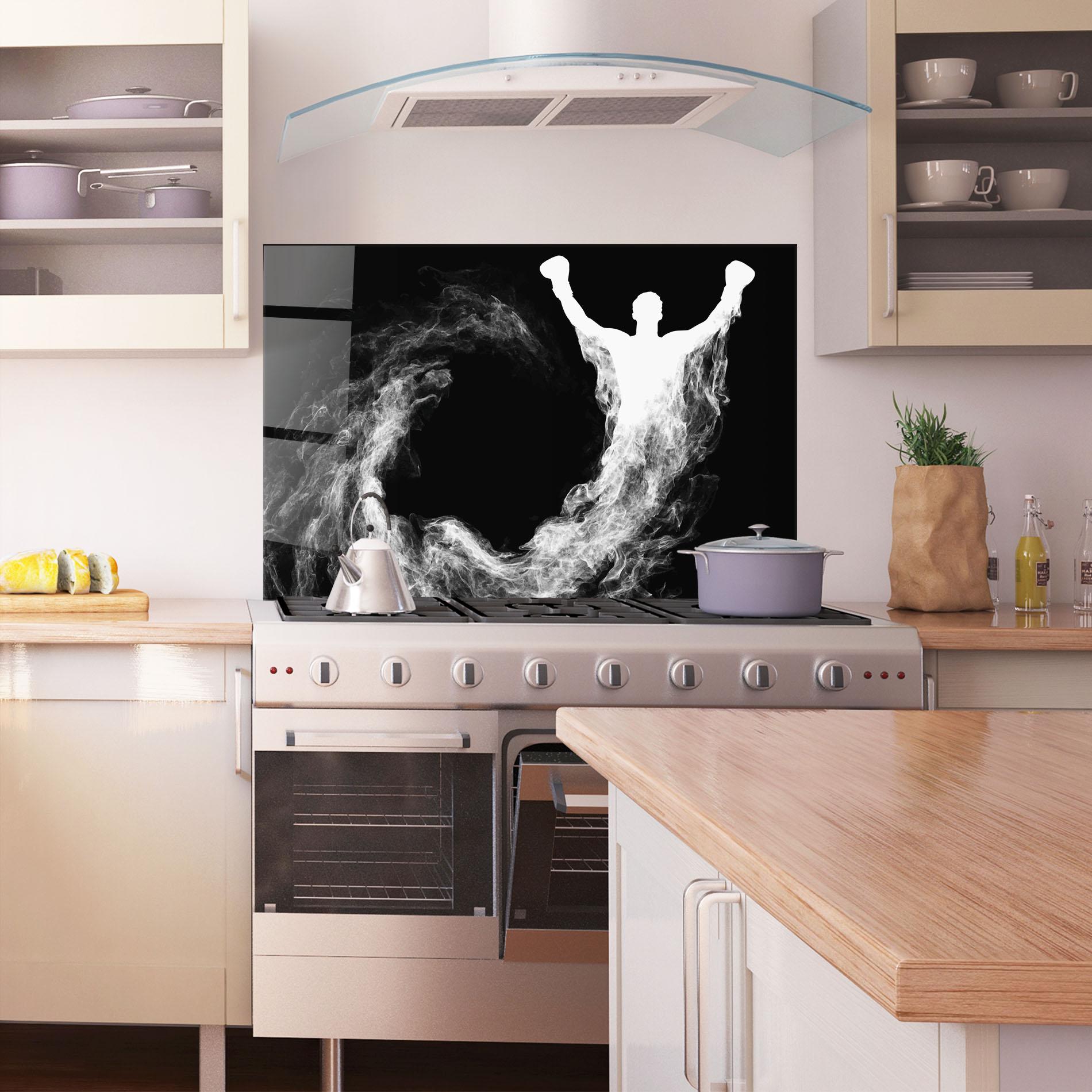 Panou Sticla Bucatarie Box White Smoke mockup 1