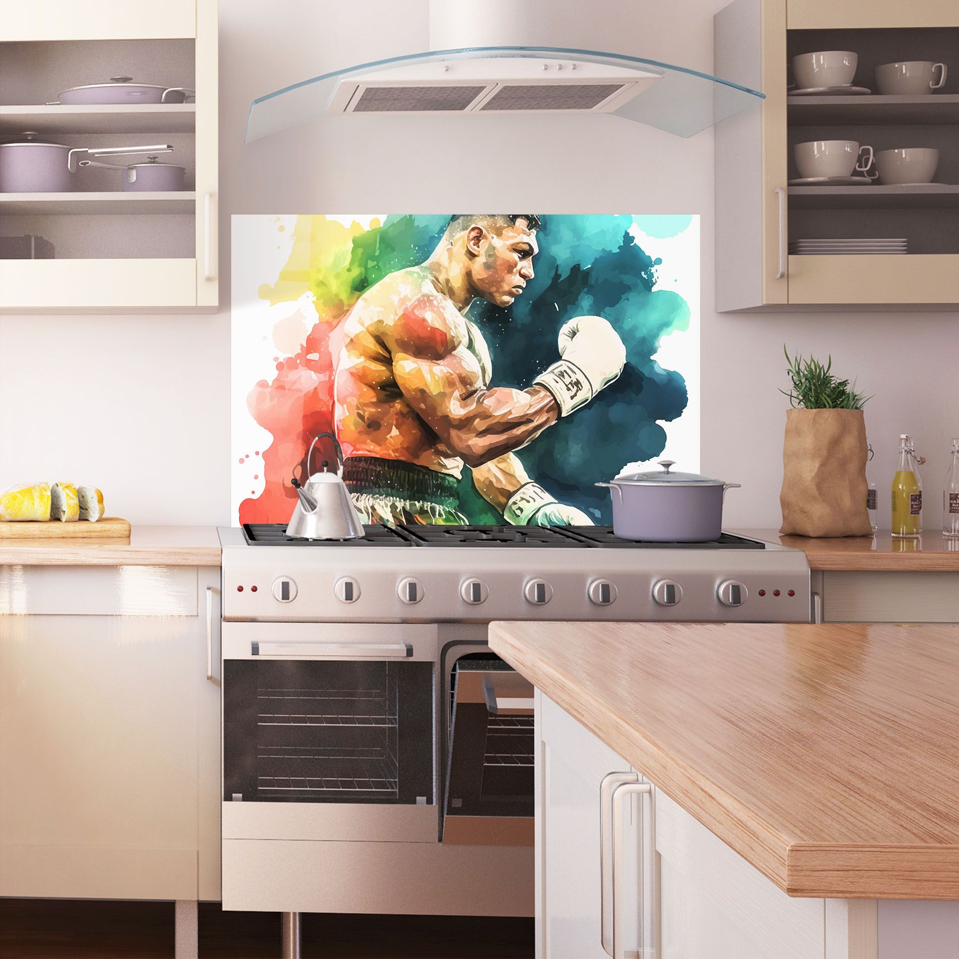 Boxing Blue Red mockup 1