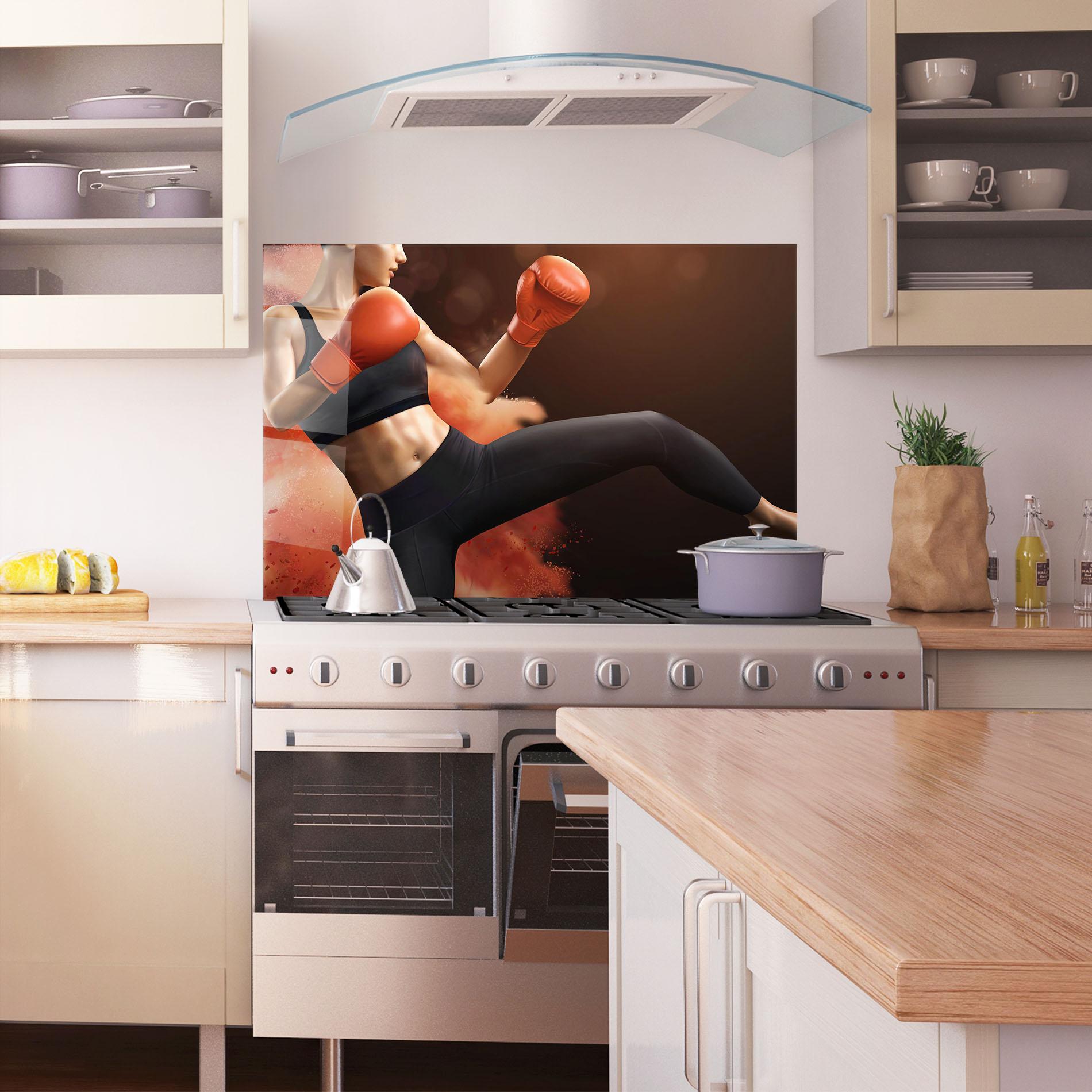 Panou Sticla Bucatarie Woman Box mockup 1