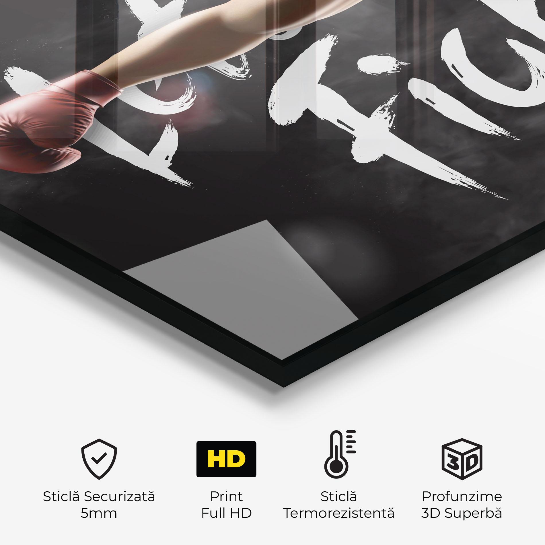 Panou Sticla Bucatarie Lets Get Fight mockup 2