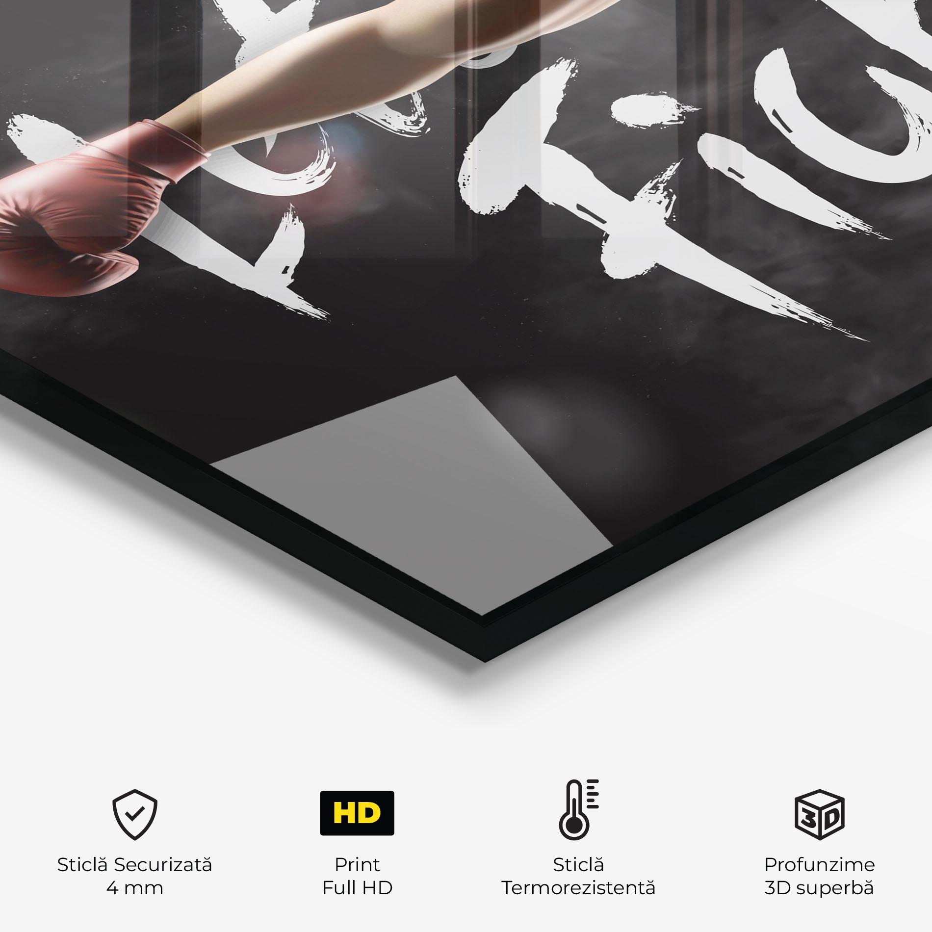 Panou Sticla Bucatarie Lets Get Fight mockup 2