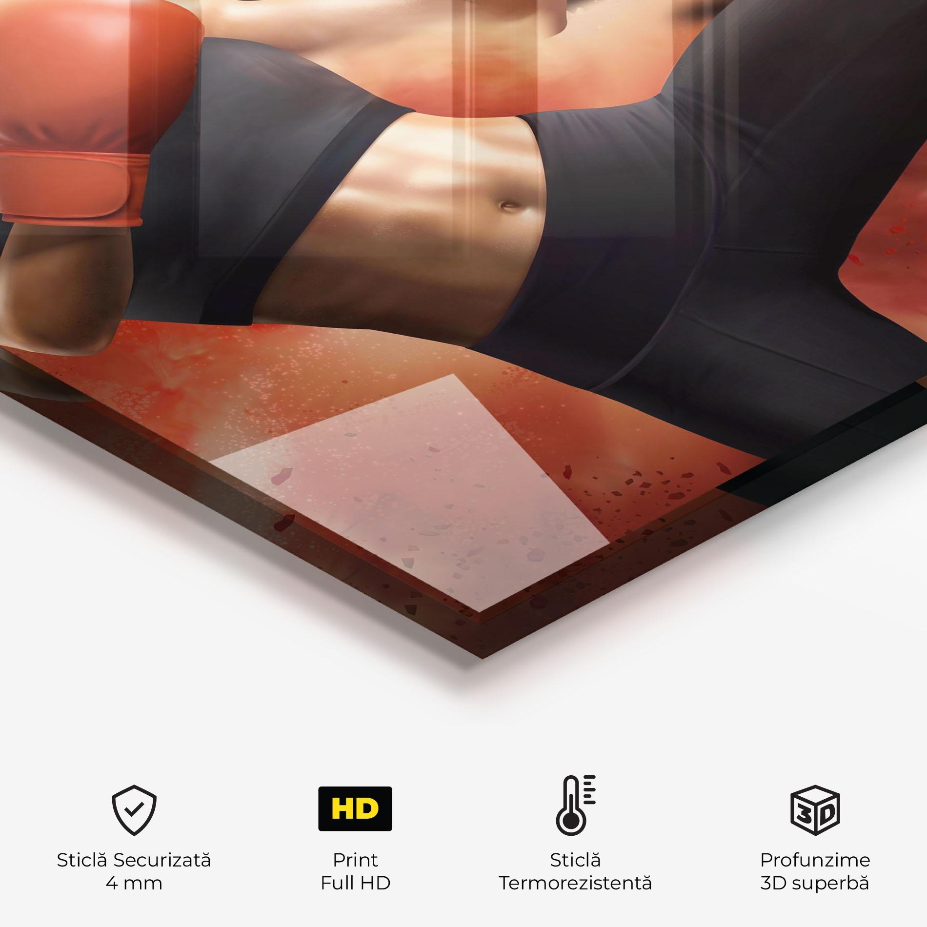 Panou Sticla Bucatarie Woman Box mockup 2