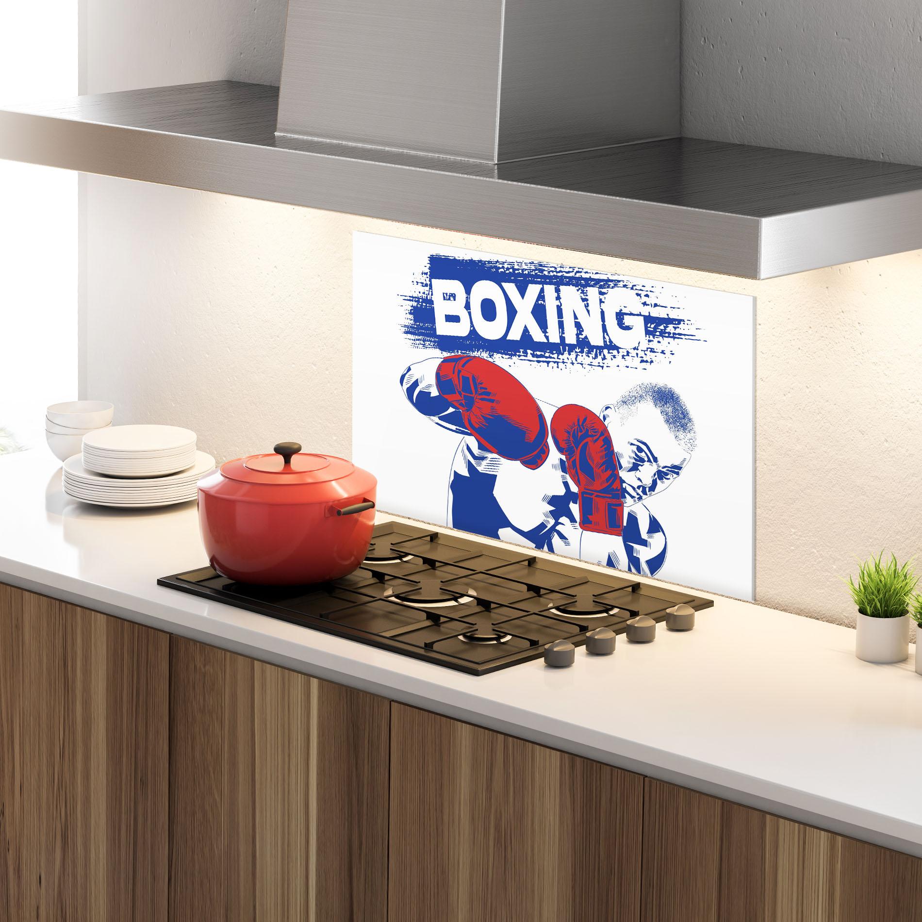 Panou Sticla Bucatarie Blue Boxing mockup 4