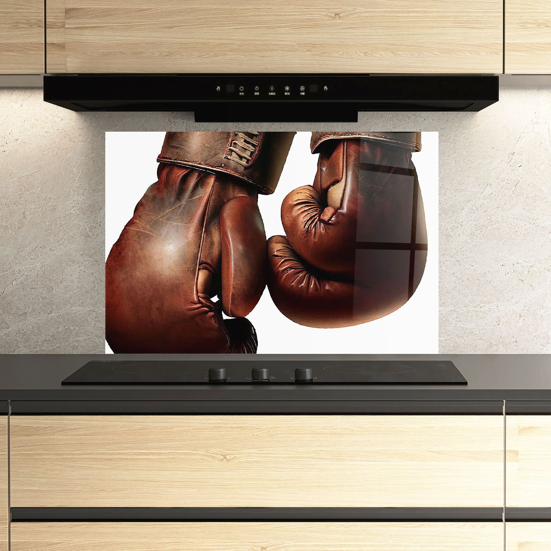 Boxing Brown Gloves mockup 3