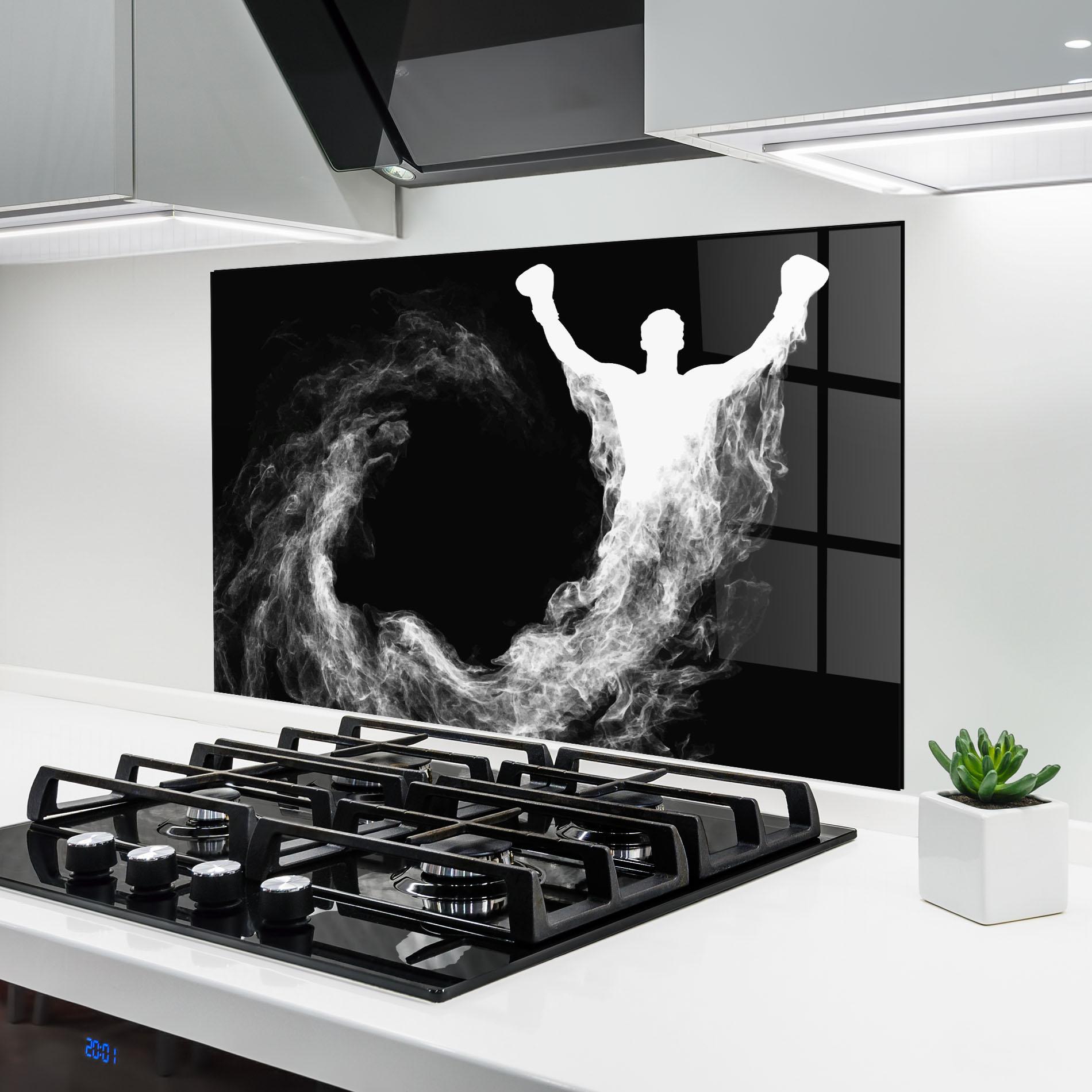 Panou Sticla Bucatarie Box White Smoke mockup 6