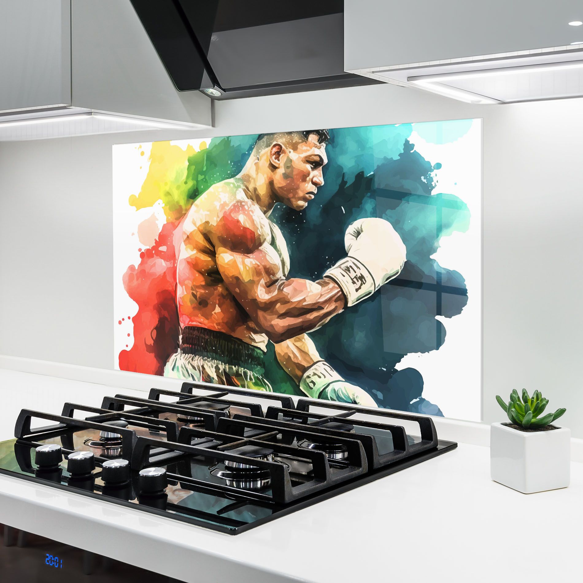 Boxing Blue Red mockup 6