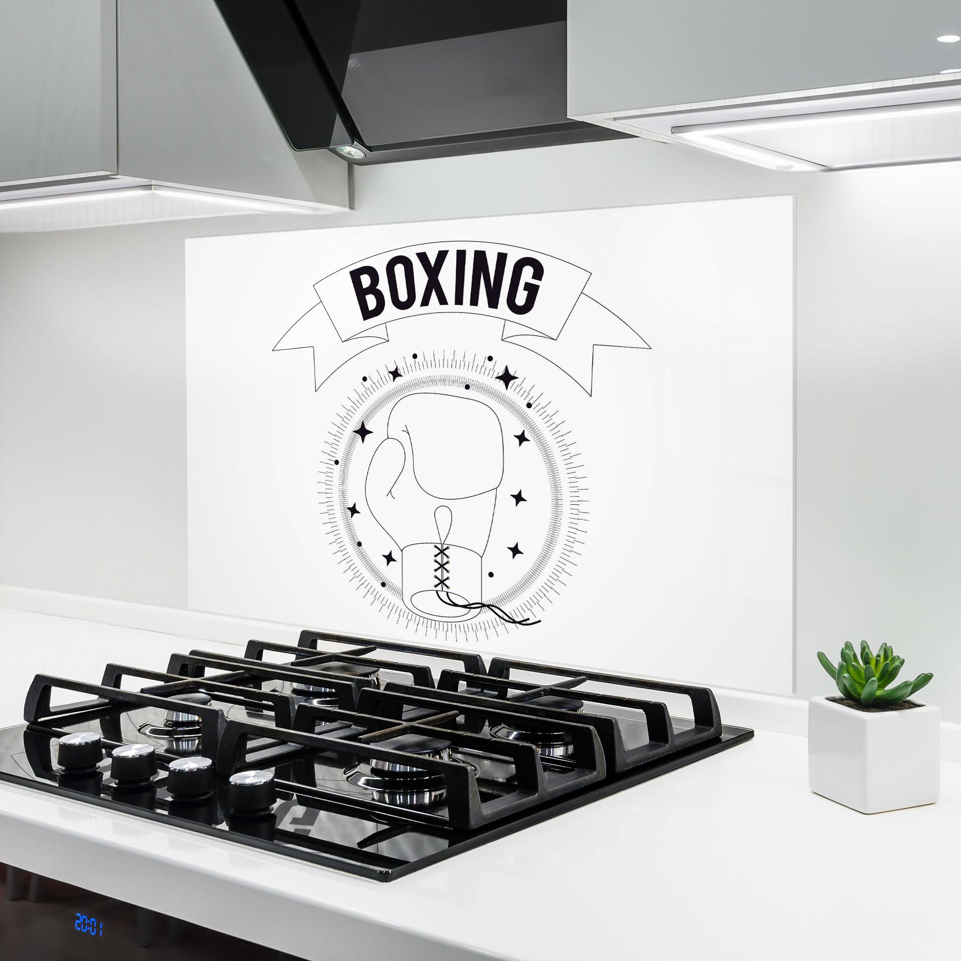 Panou Sticla Bucatarie Boxing Line mockup 6