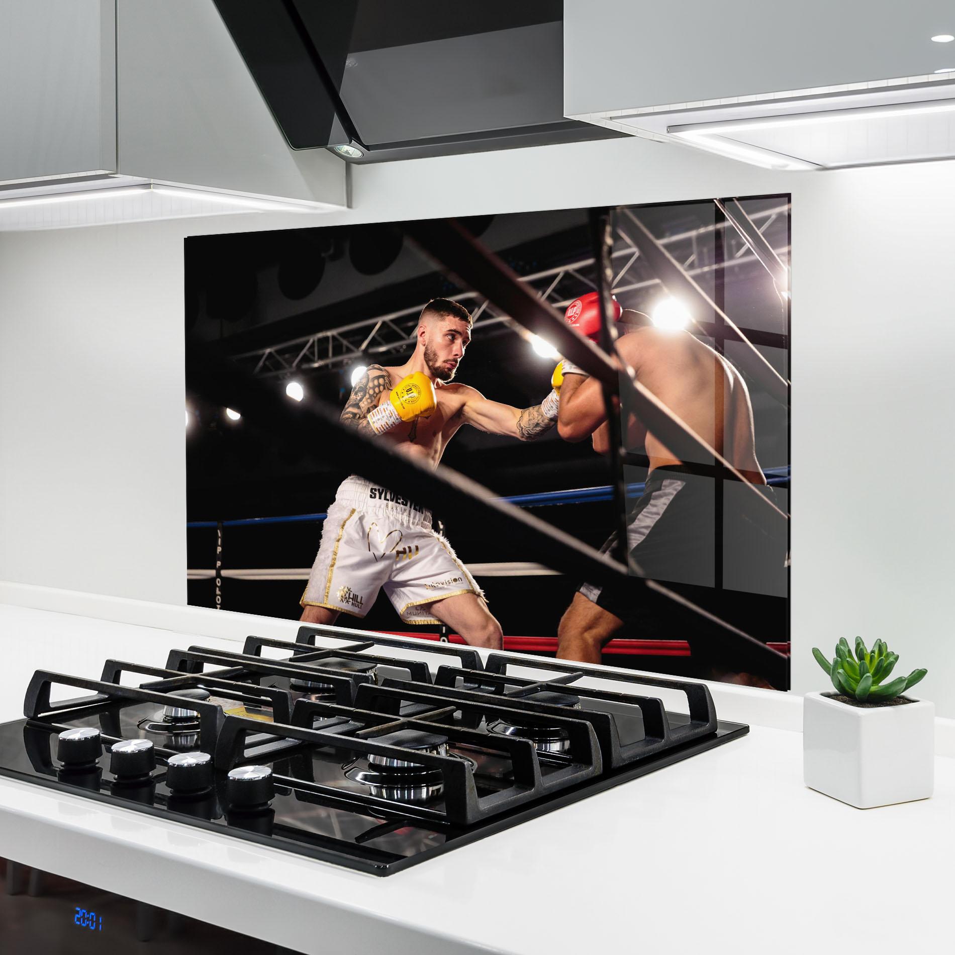 Panou Sticla Bucatarie Yellow Gloves mockup 6