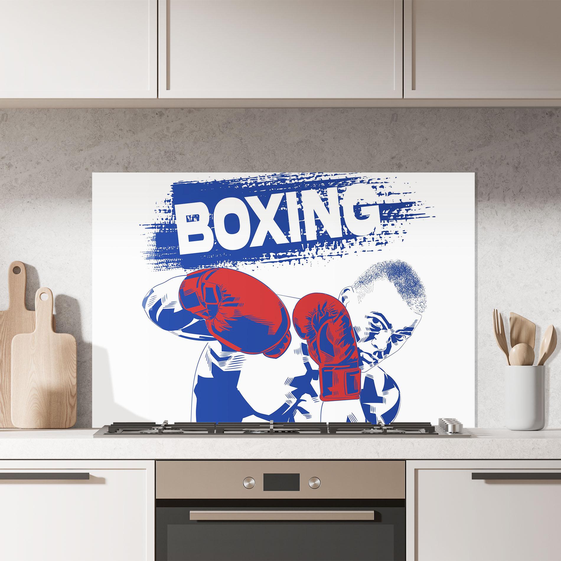 Panou Sticla Bucatarie Blue Boxing mockup 7