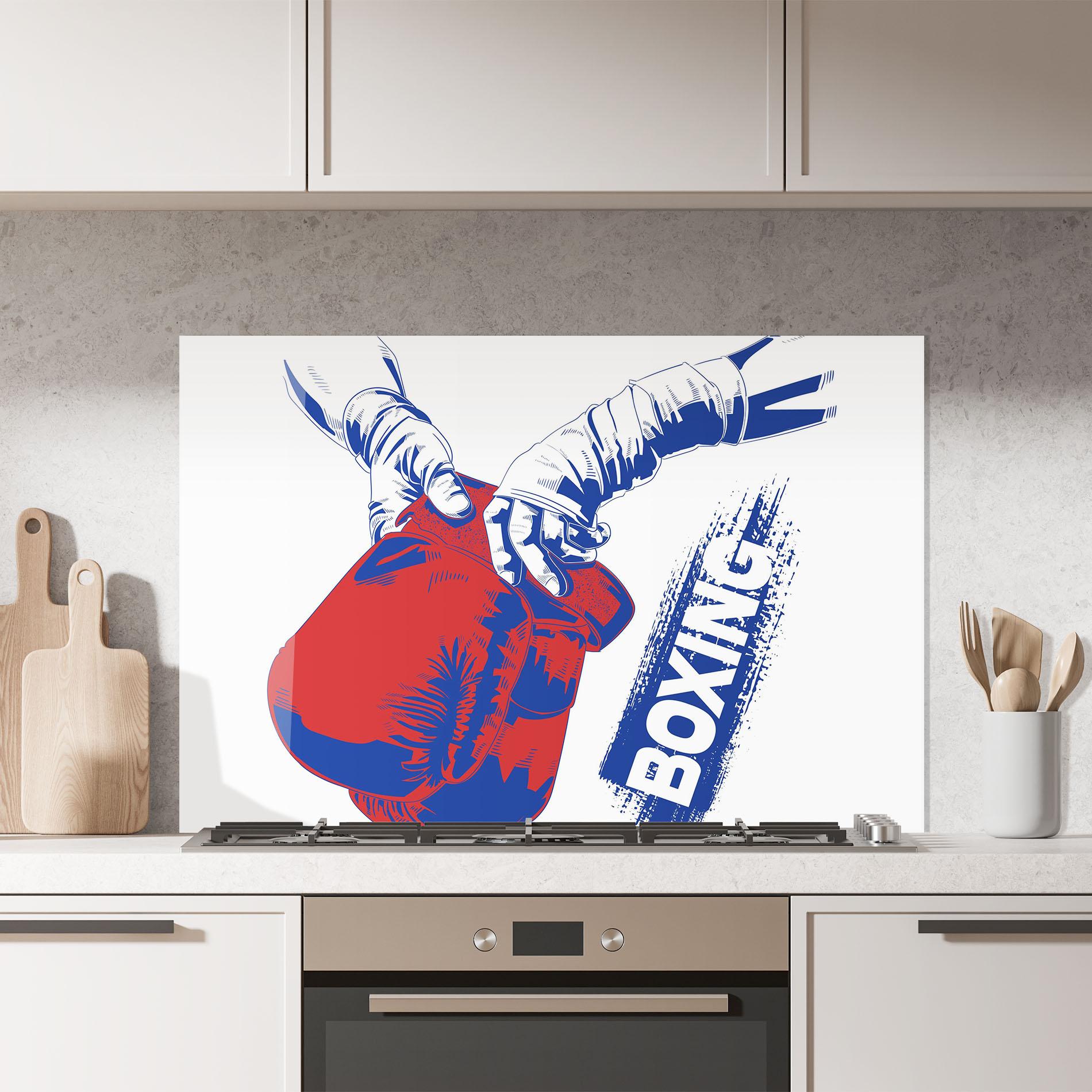 Panou Sticla Bucatarie Boxing Blue mockup 7