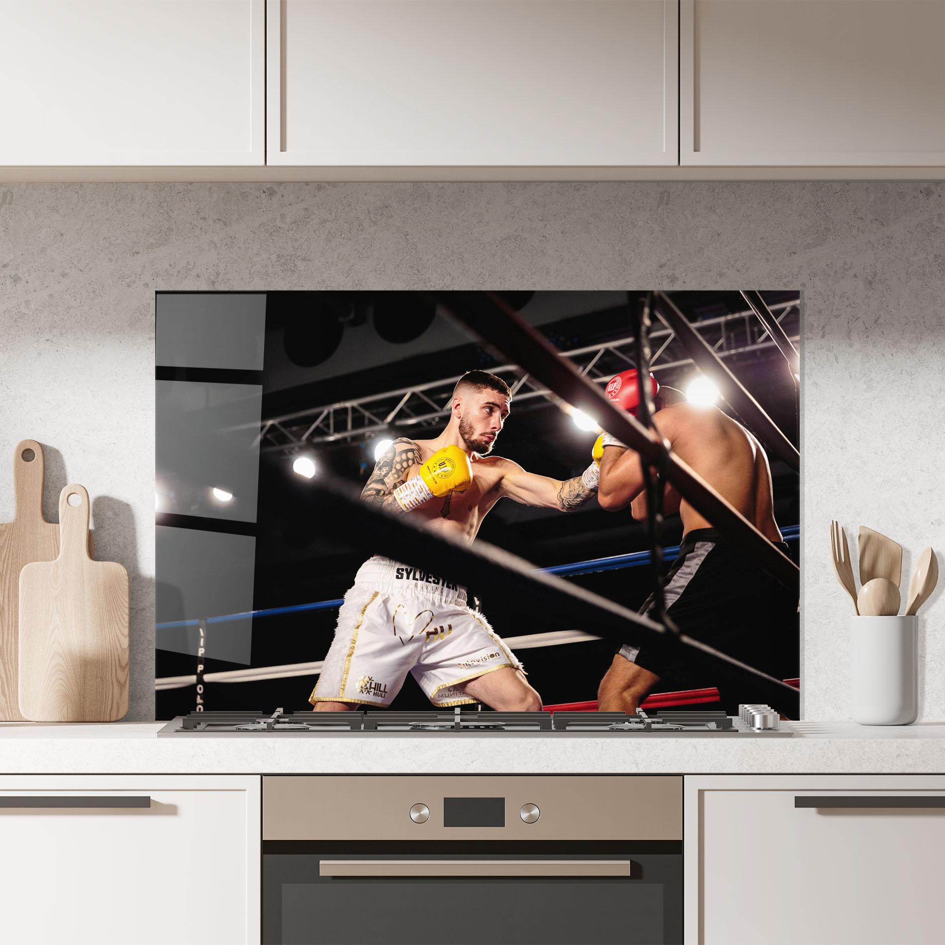 Panou Sticla Bucatarie Yellow Gloves mockup 7