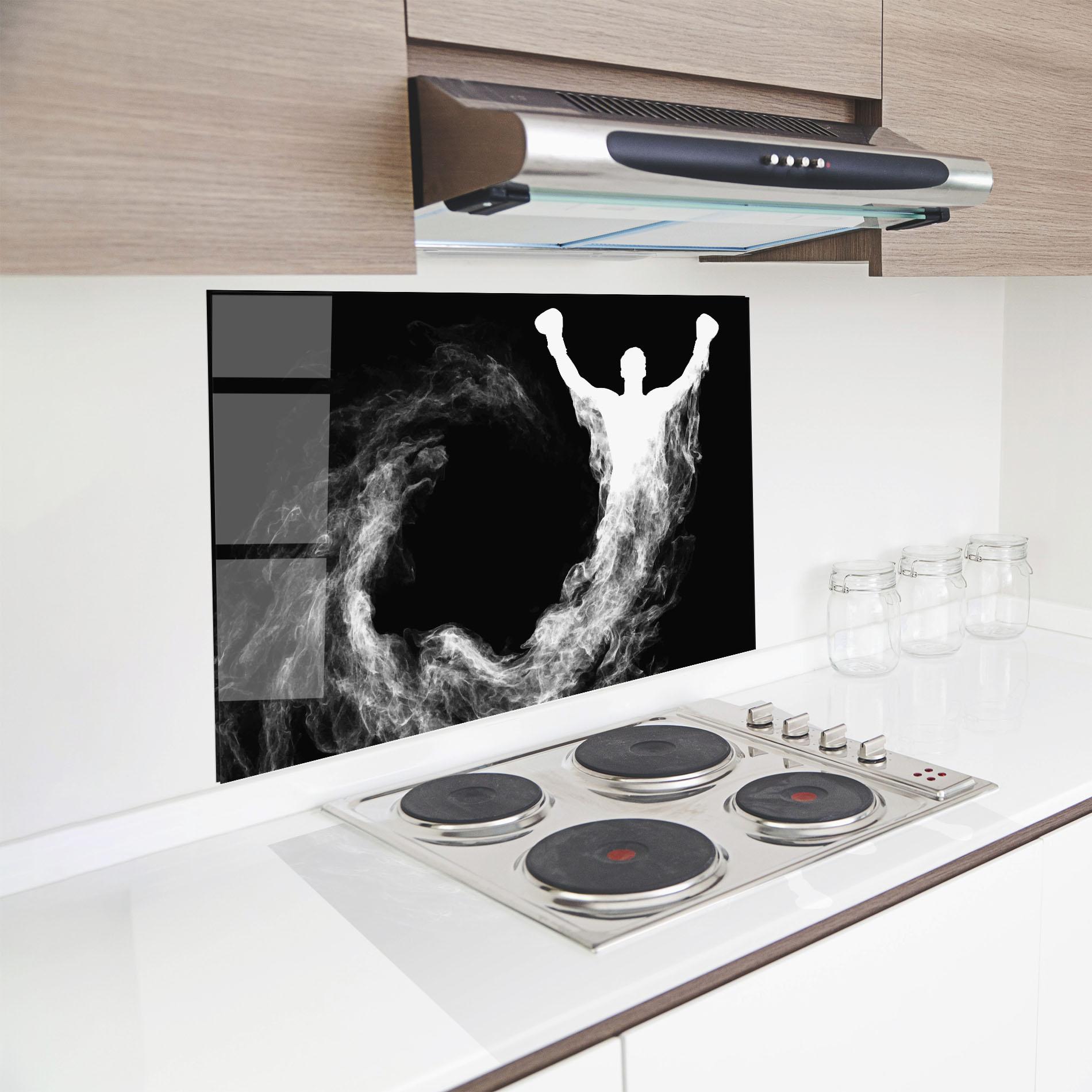 Panou Sticla Bucatarie Box White Smoke mockup 8