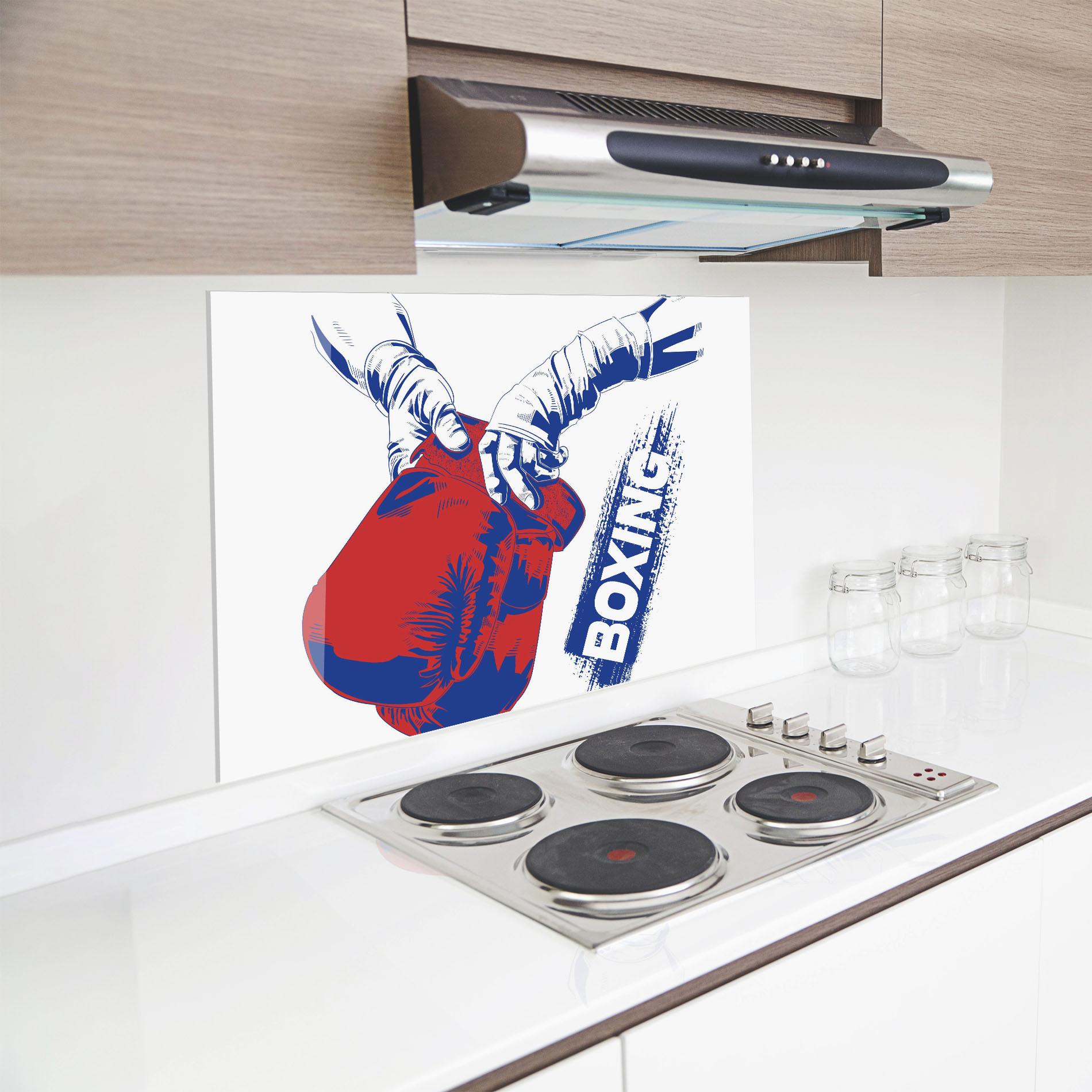 Panou Sticla Bucatarie Boxing Blue mockup 8