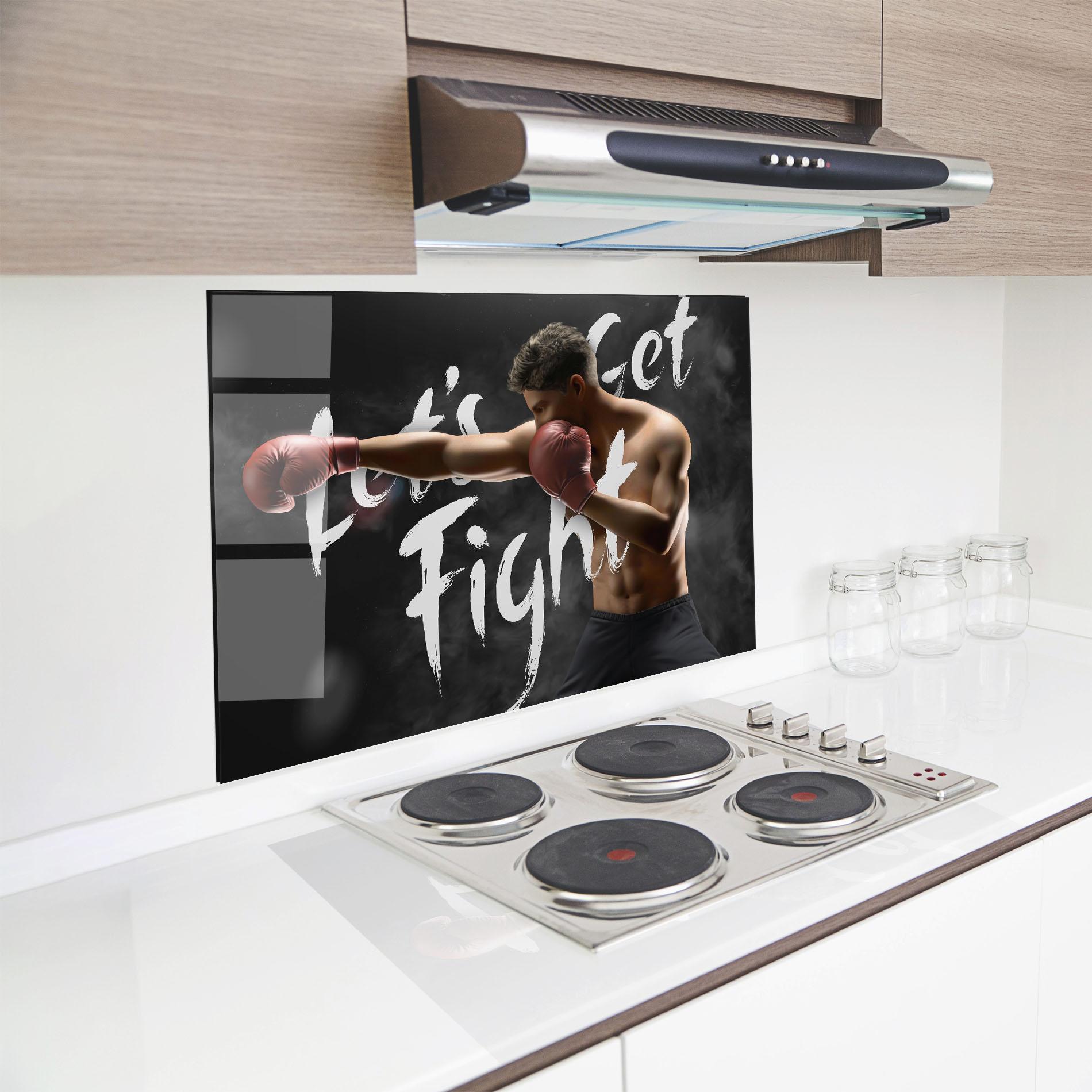 Panou Sticla Bucatarie Lets Get Fight mockup 8