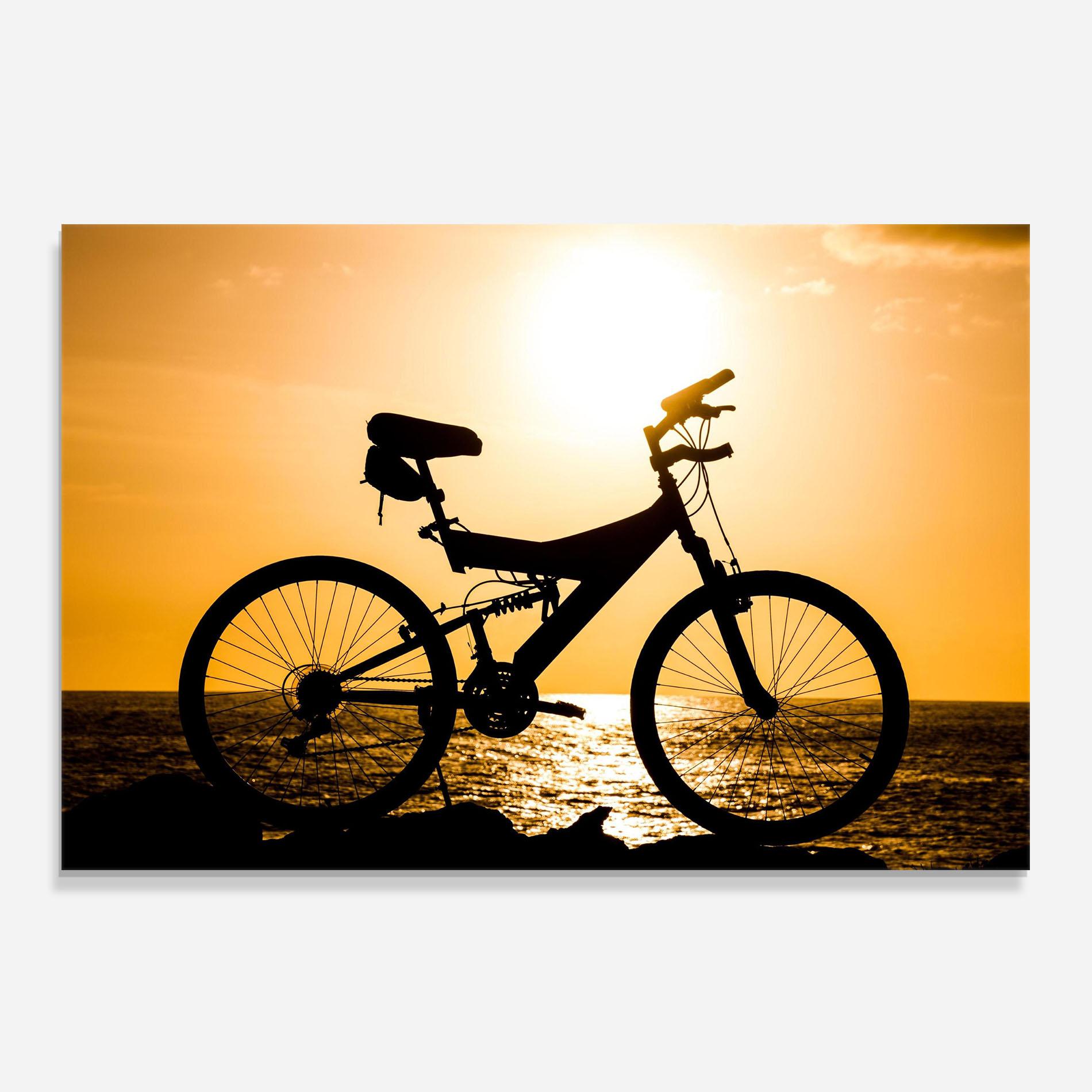 Panou Sticla Bucatarie Cream Sky Bike mockup 0