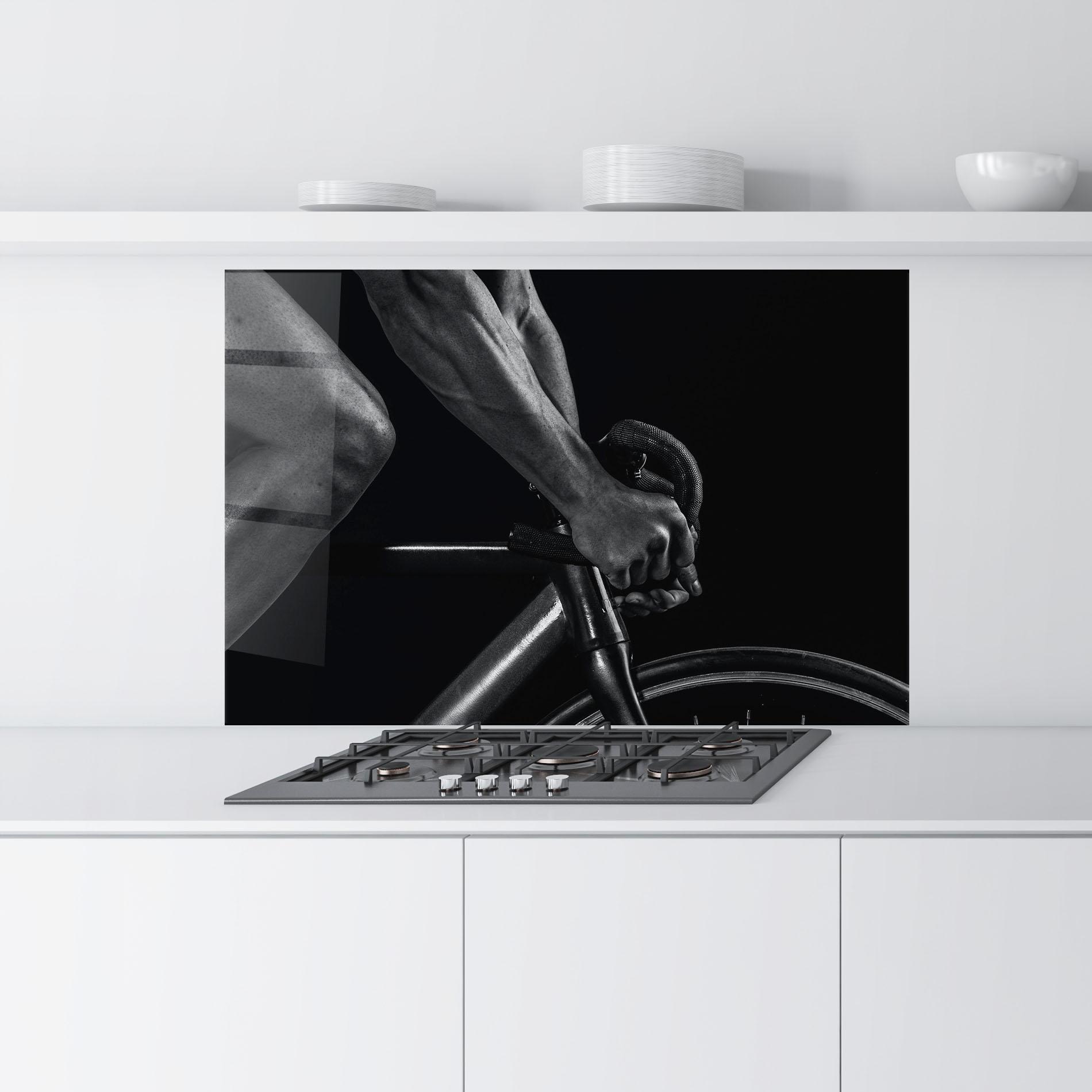 Panou Sticla Bucatarie Bike Burst mockup 9