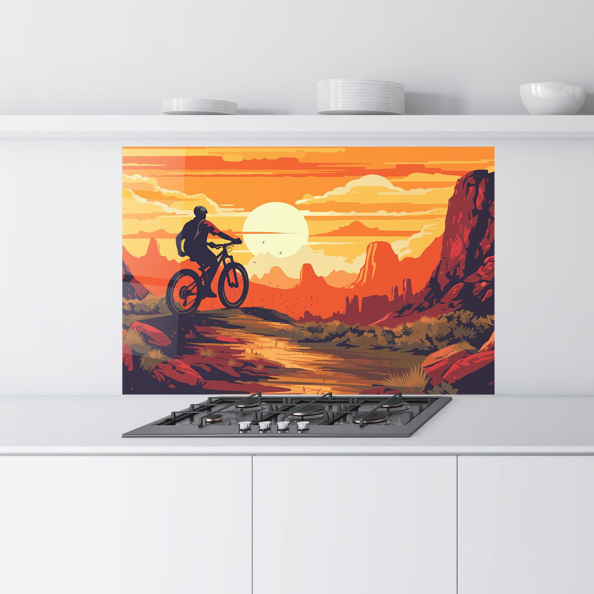 Panou Sticla Bucatarie Bike Mountain View mockup 9