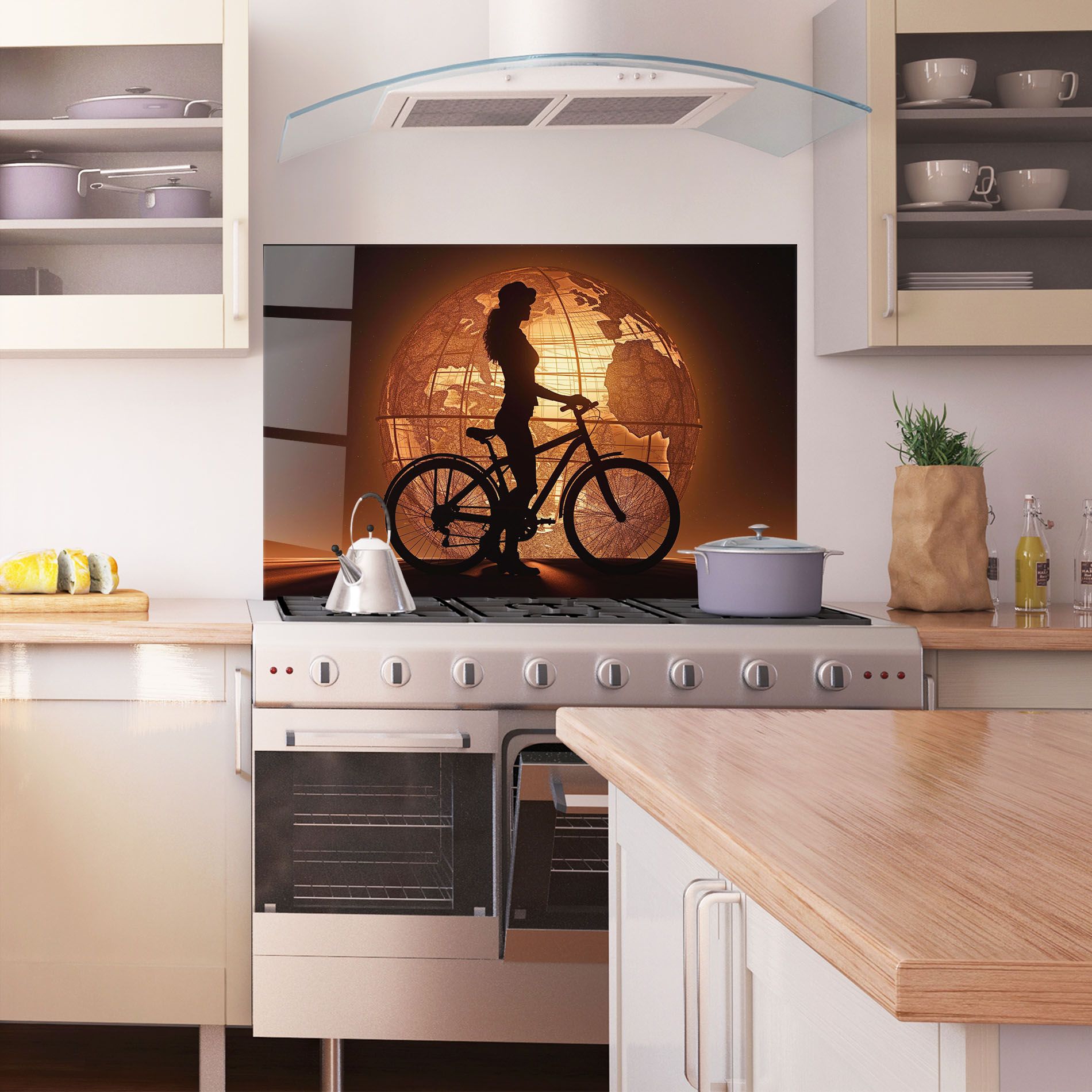 Globe Bike Shilouette mockup 1