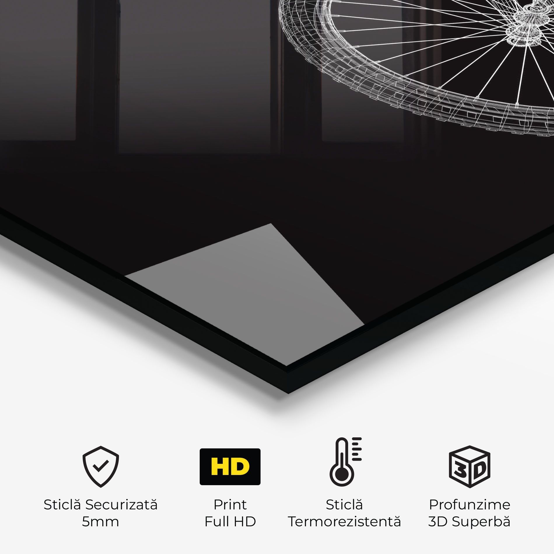 3d Bike Model On Black mockup 2
