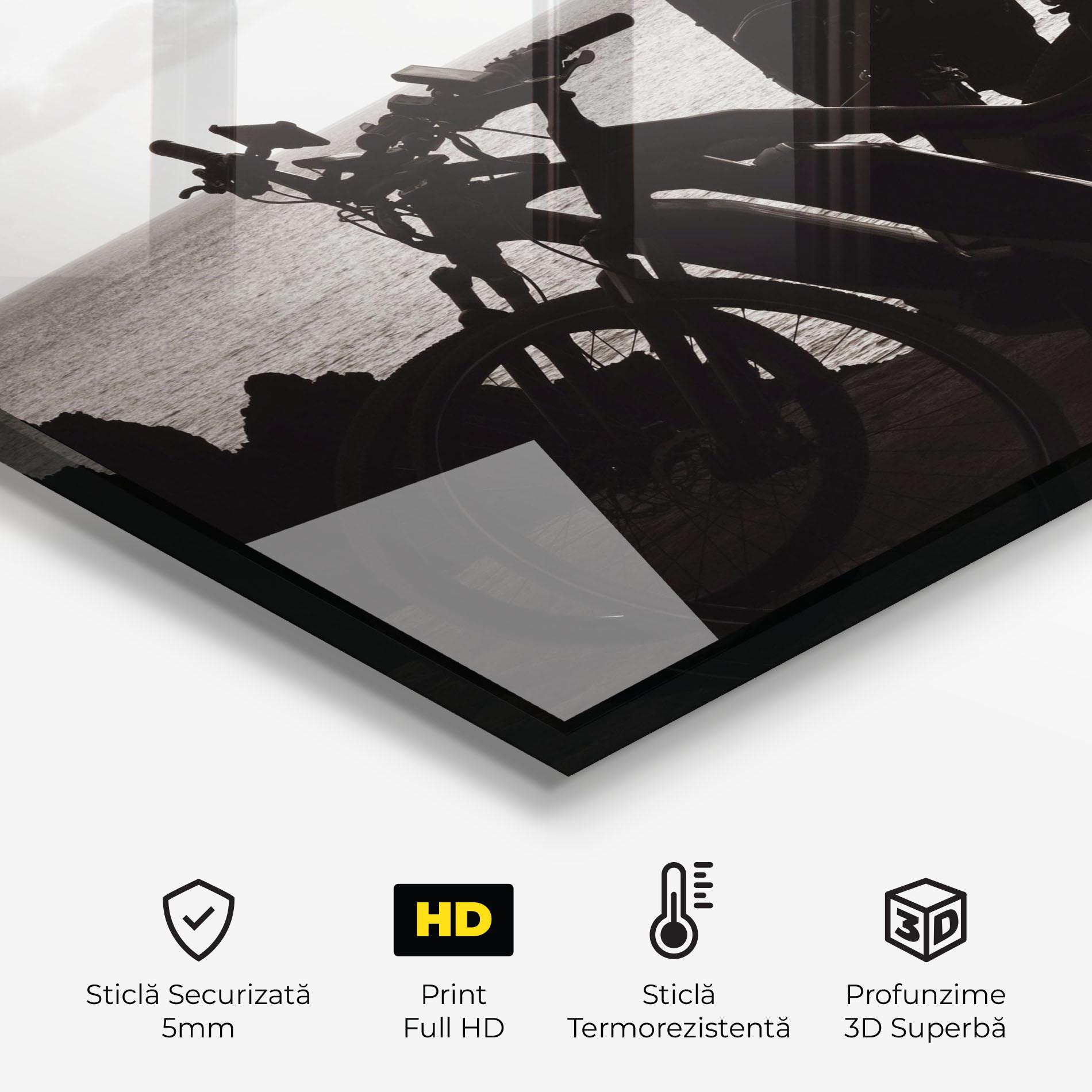 Panou Sticla Bucatarie Facing Sea Woman mockup 2