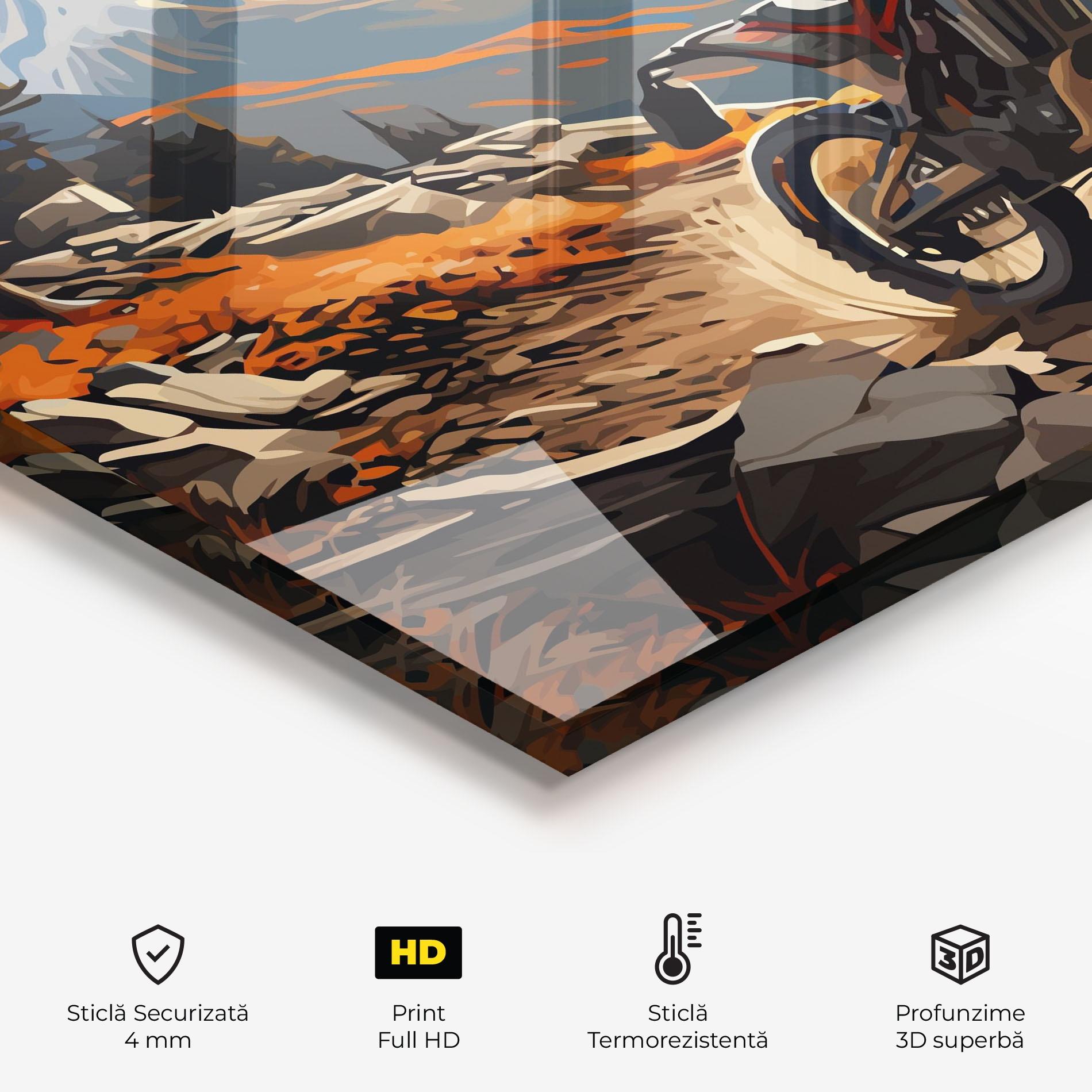 Panou Sticla Bucatarie Bike Mountain mockup 2