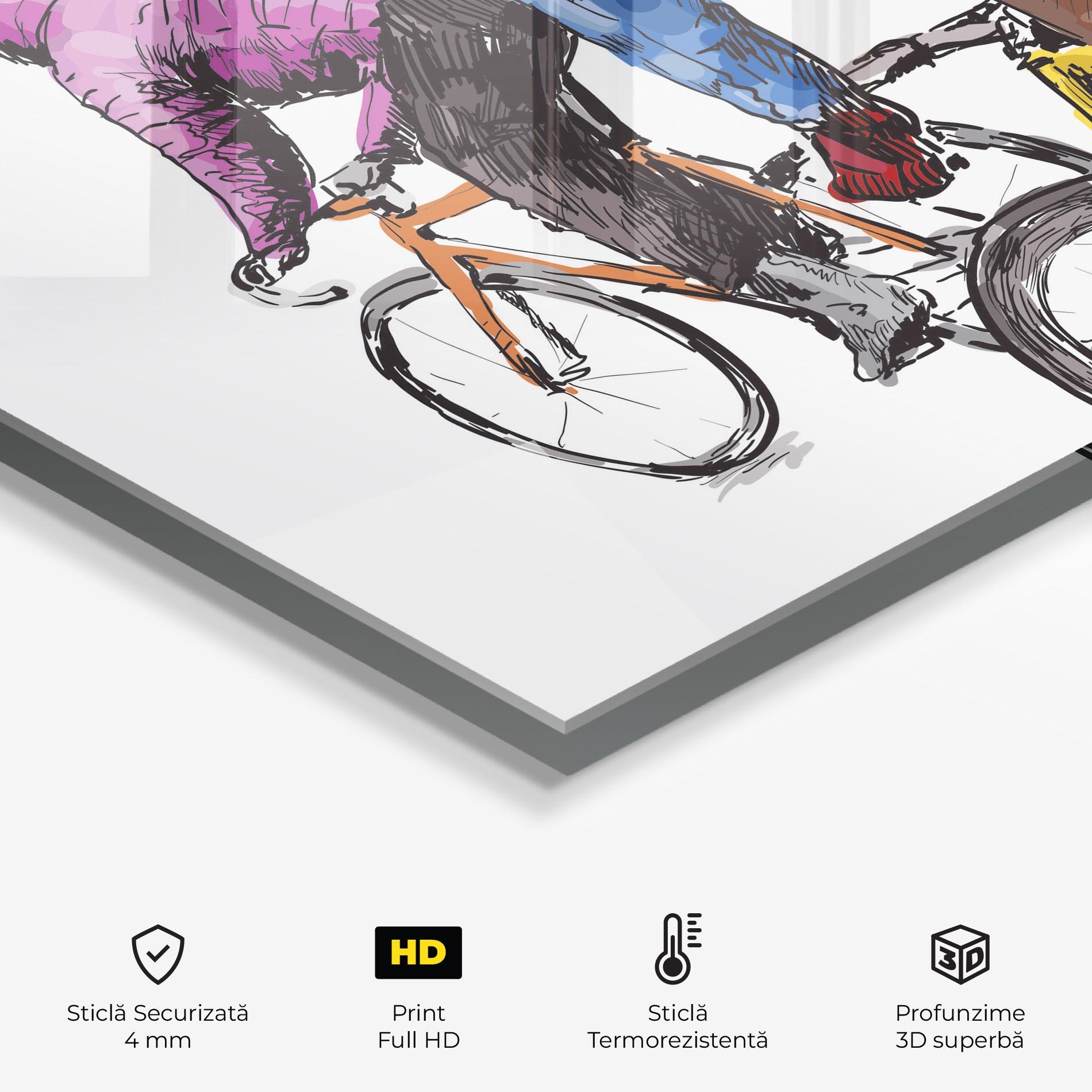 Panou Sticla Bucatarie Bike Trip mockup 2