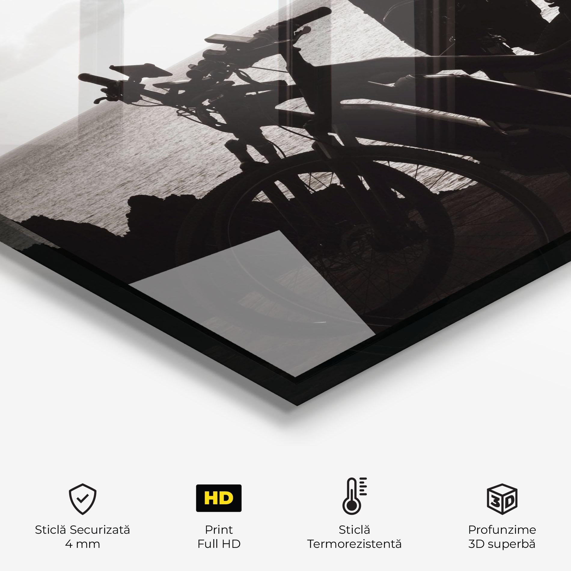 Panou Sticla Bucatarie Facing Sea Woman mockup 2