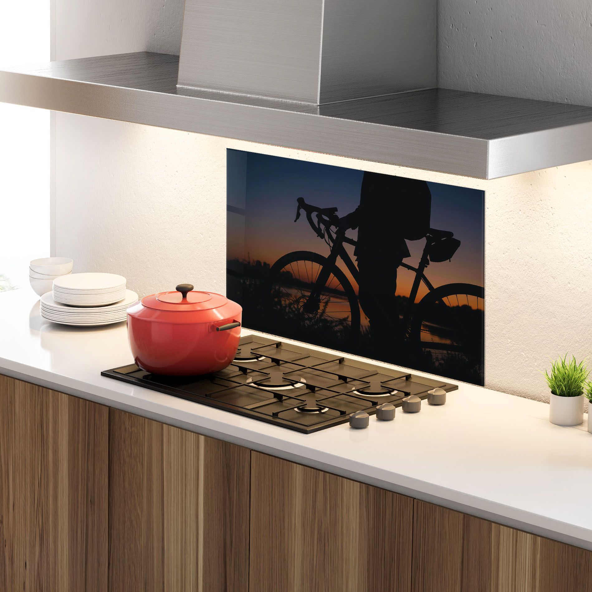 Bike Near Lake mockup 4