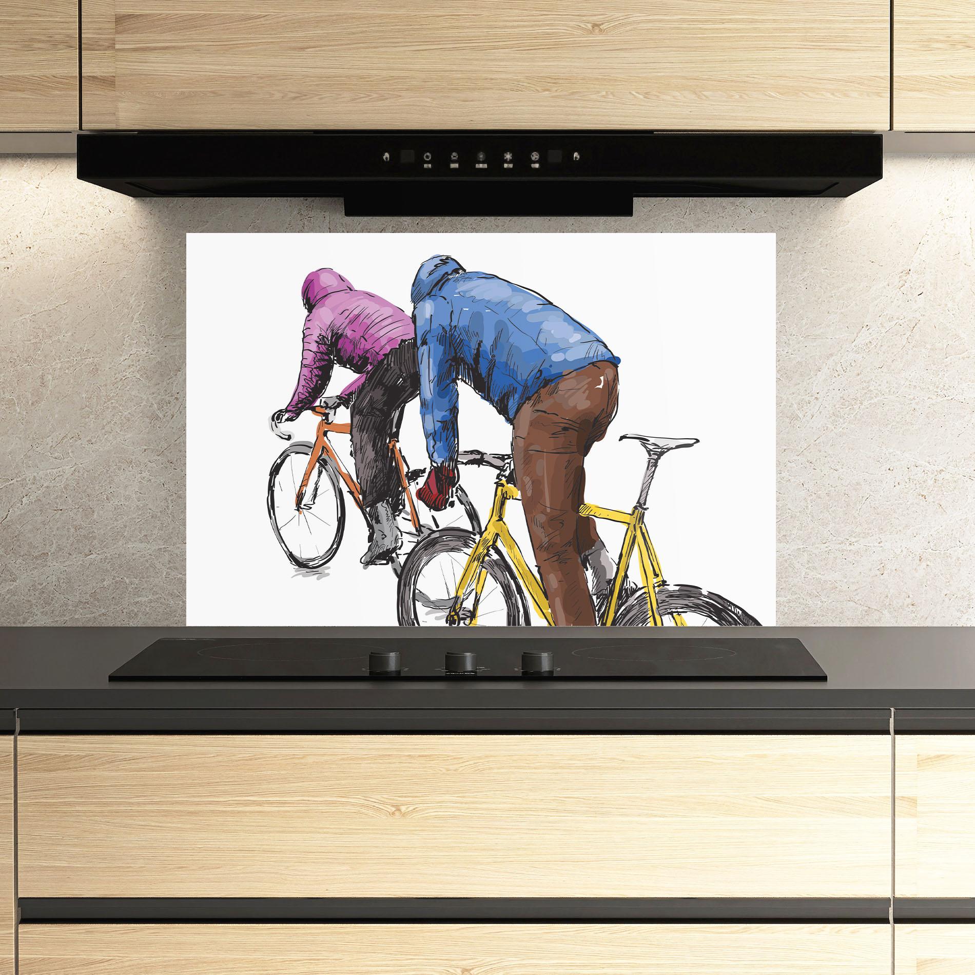 Panou Sticla Bucatarie Bike Trip mockup 3