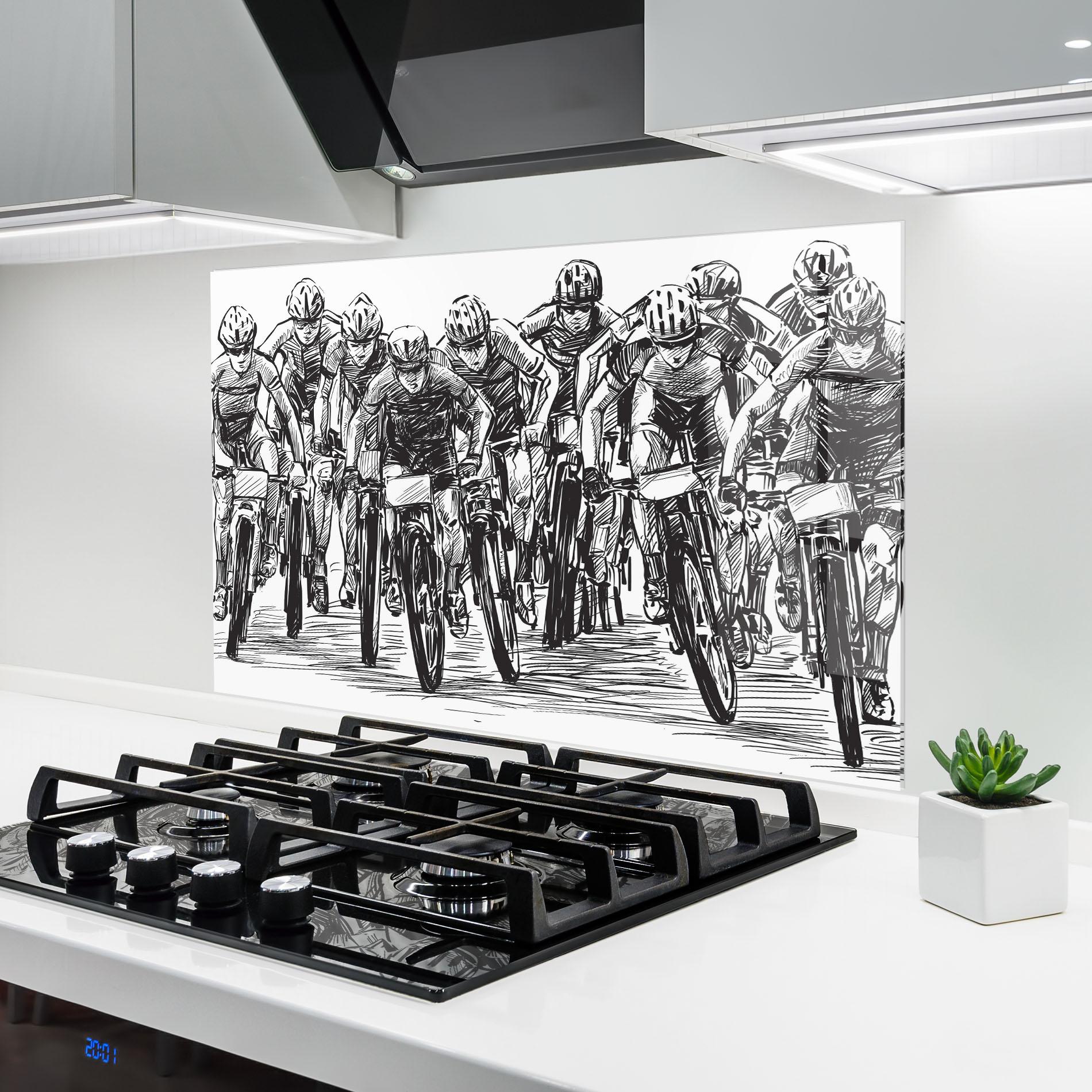 Panou Sticla Bucatarie Bike Contest Line mockup 6