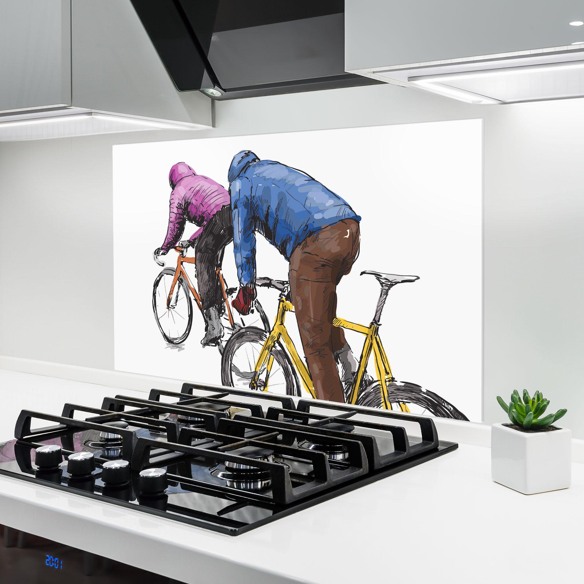 Panou Sticla Bucatarie Bike Trip mockup 6