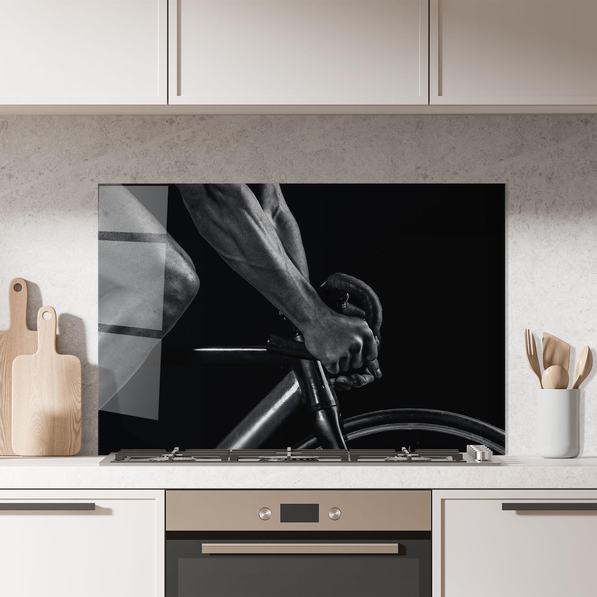 Panou Sticla Bucatarie Bike Burst mockup 7