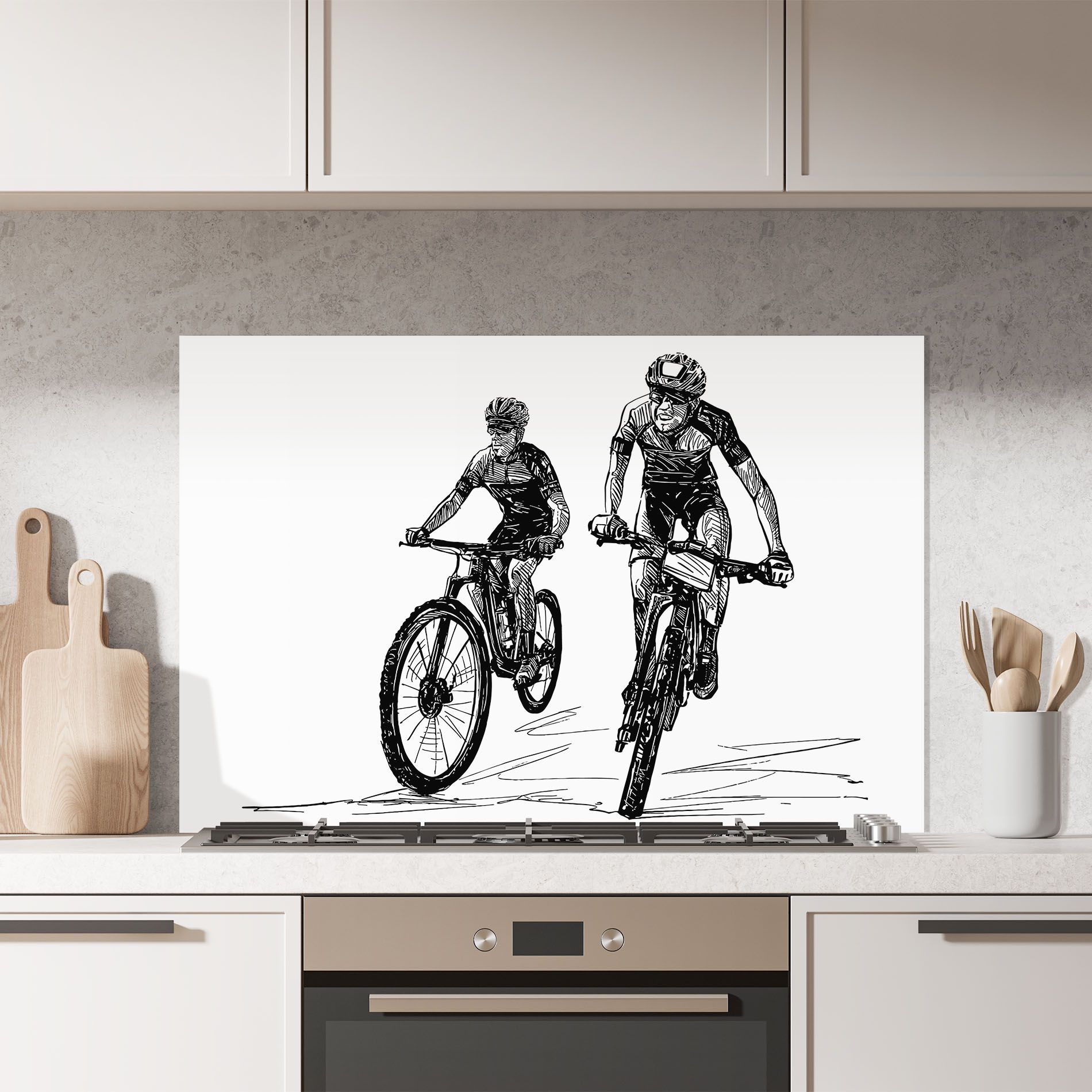 Bike Couple Line mockup 7