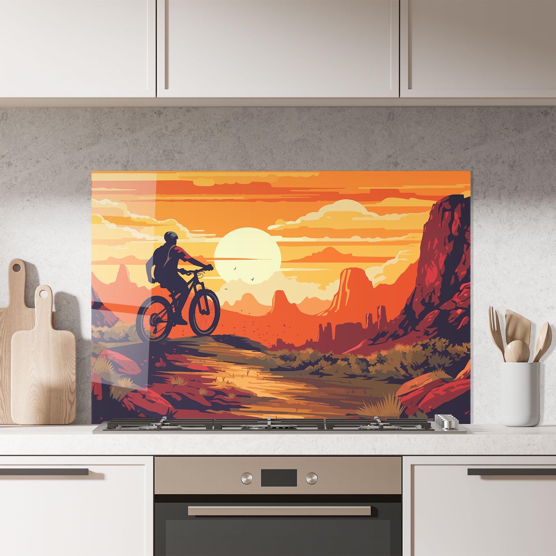 Panou Sticla Bucatarie Bike Mountain View mockup 7