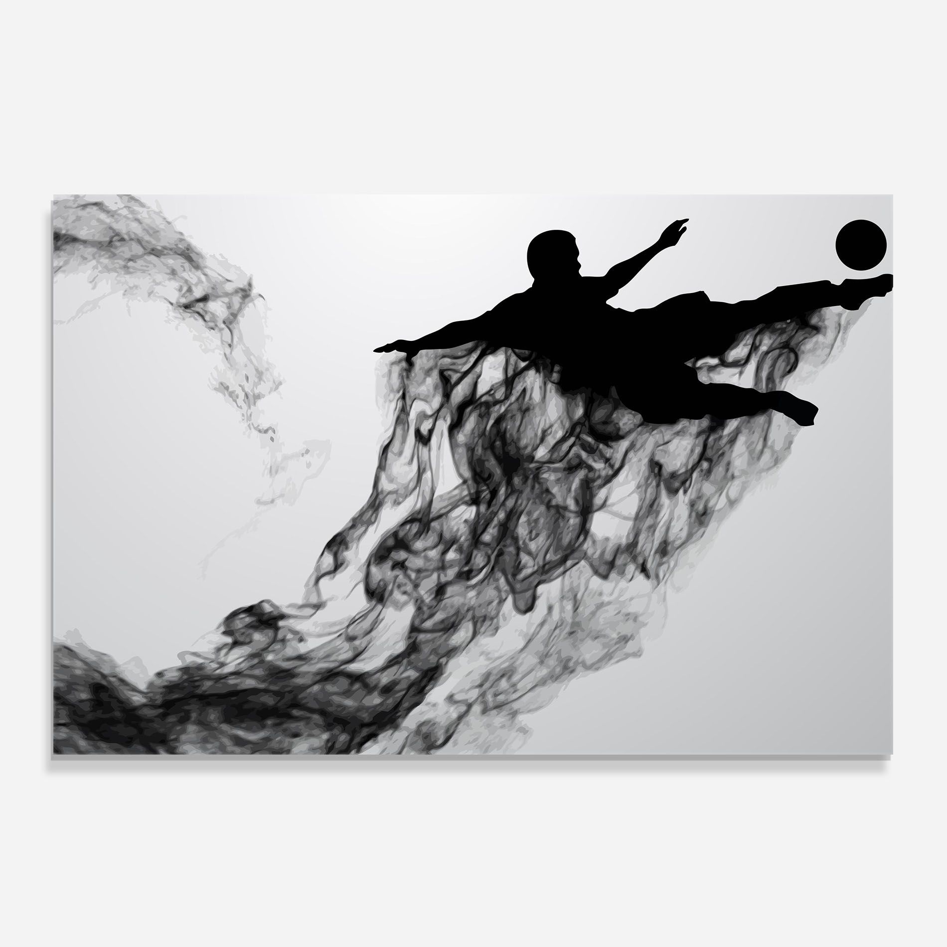 Black Smoke Football mockup 0