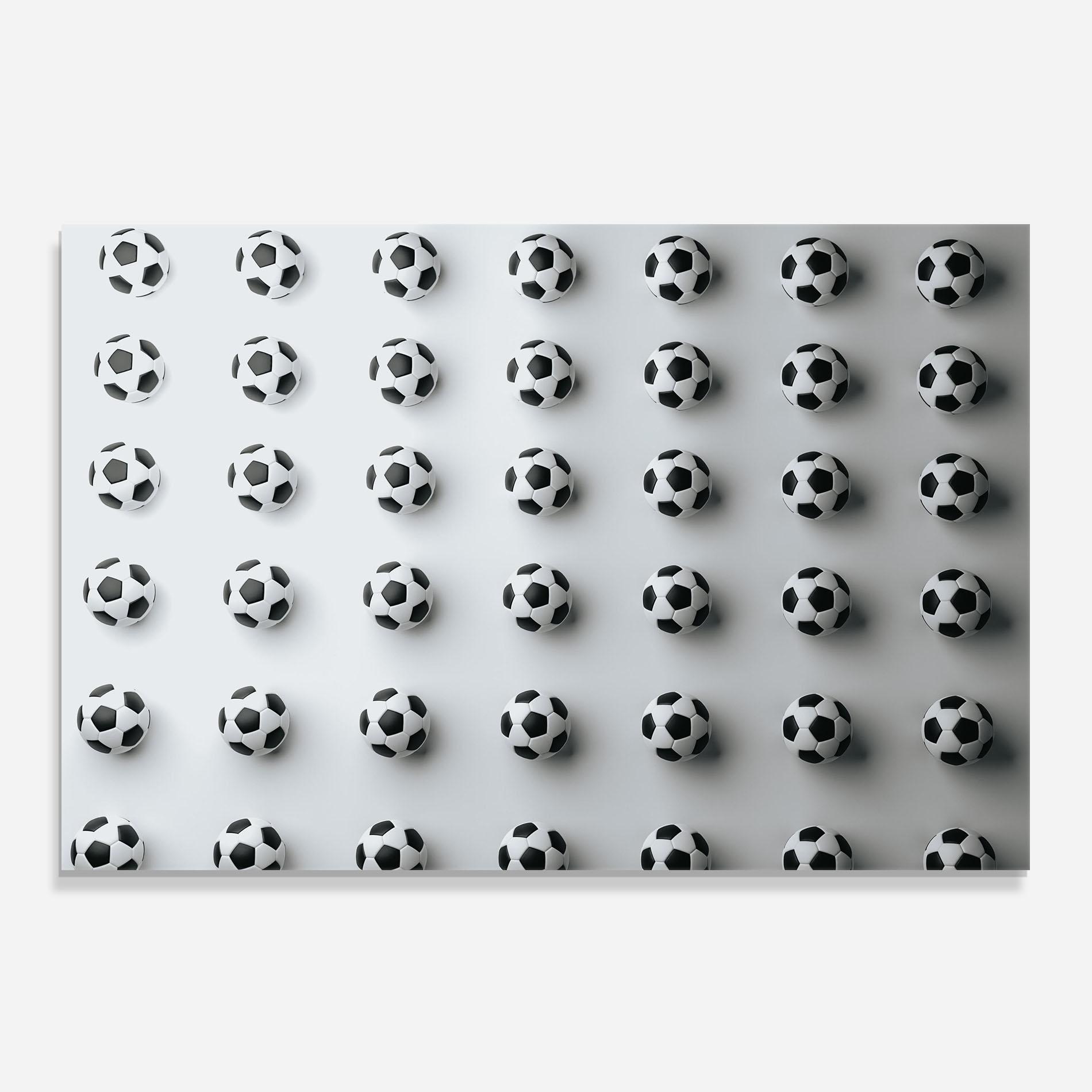 Panou Sticla Bucatarie Football Pattern mockup 0