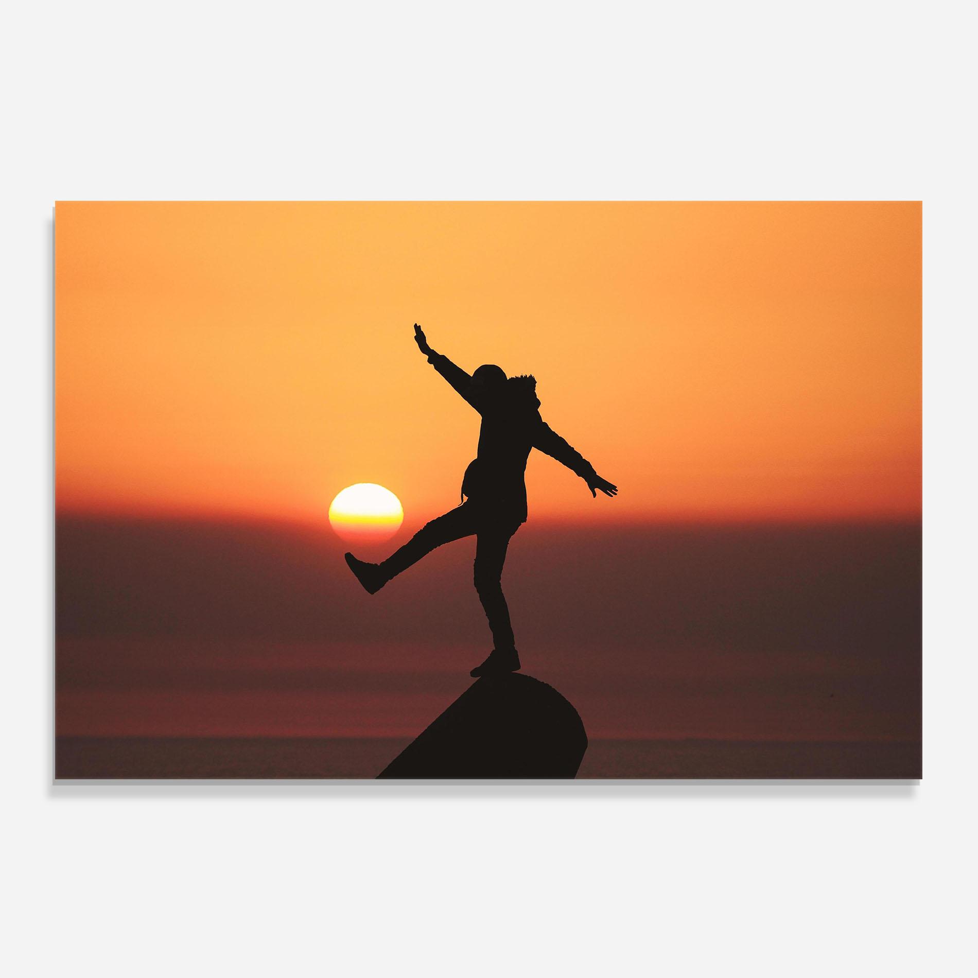 Panou Sticla Bucatarie Football With The Sun mockup 0