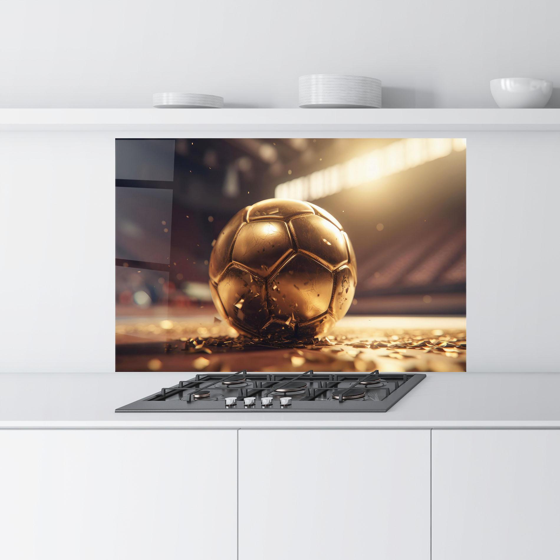 Panou Sticla Bucatarie Award For Football mockup 9