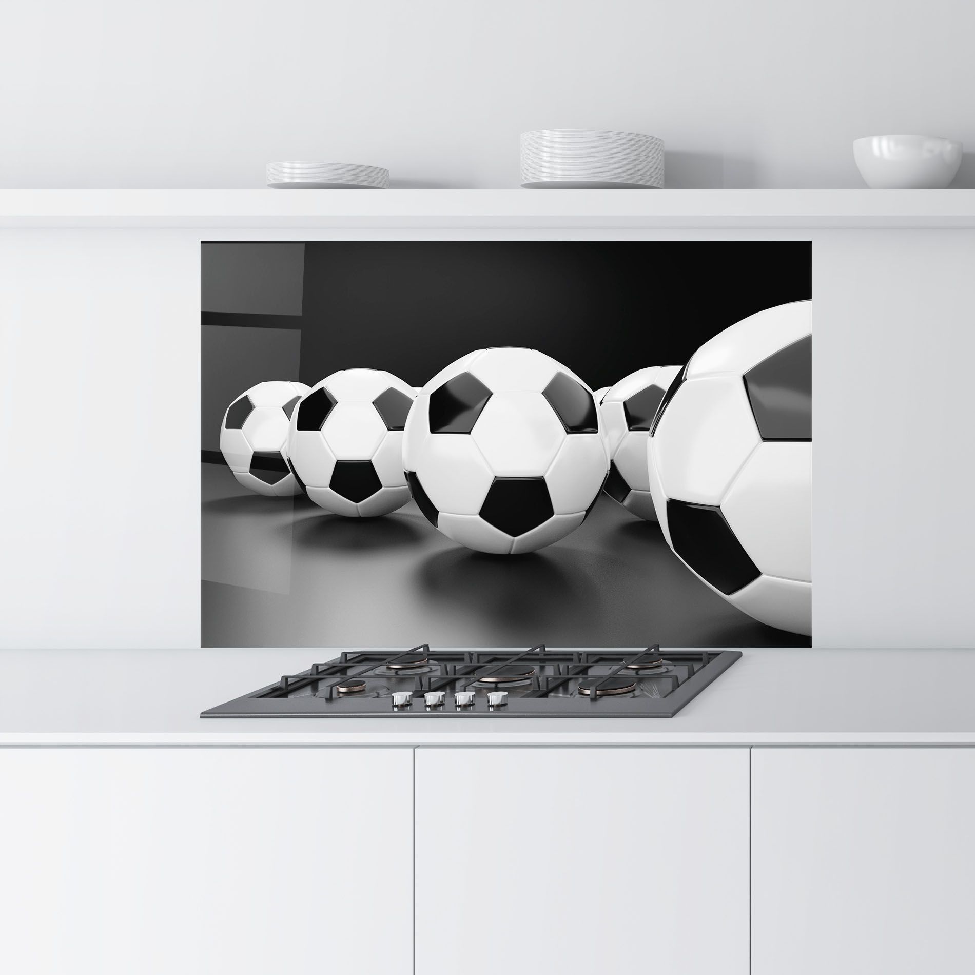 Black White Football mockup 9