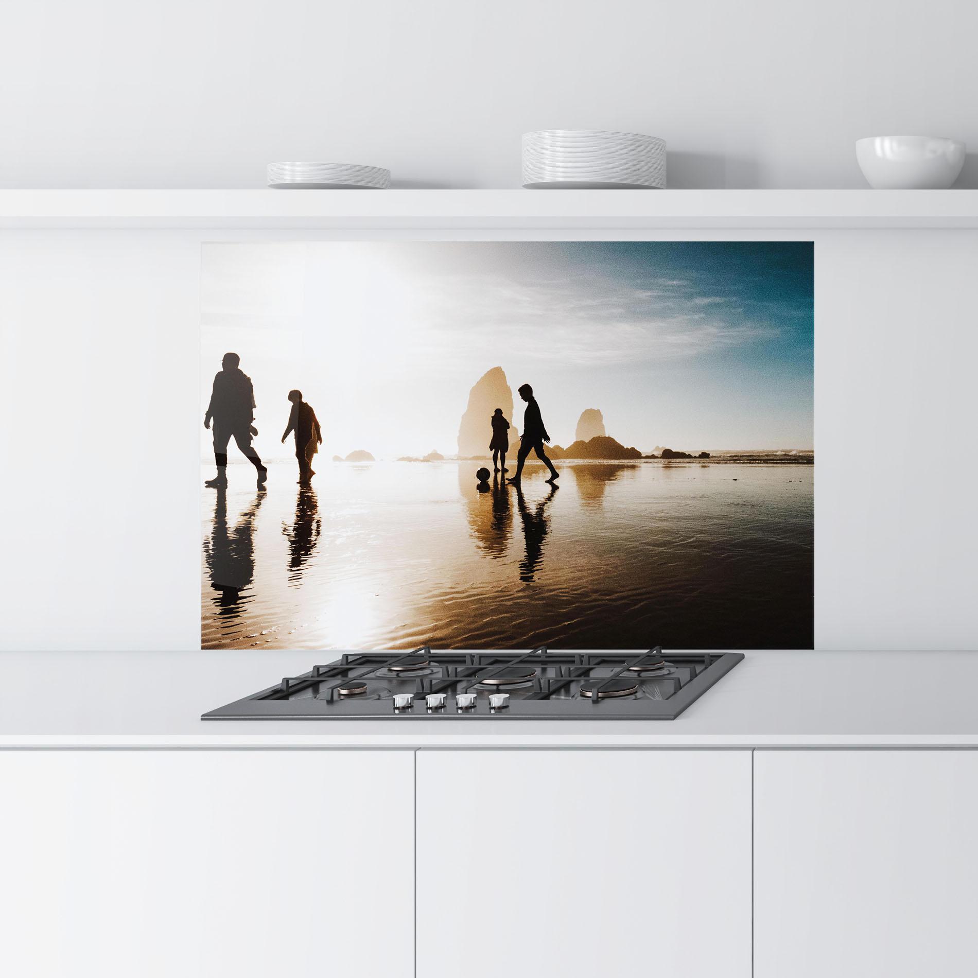 Panou Sticla Bucatarie Football On Water mockup 9