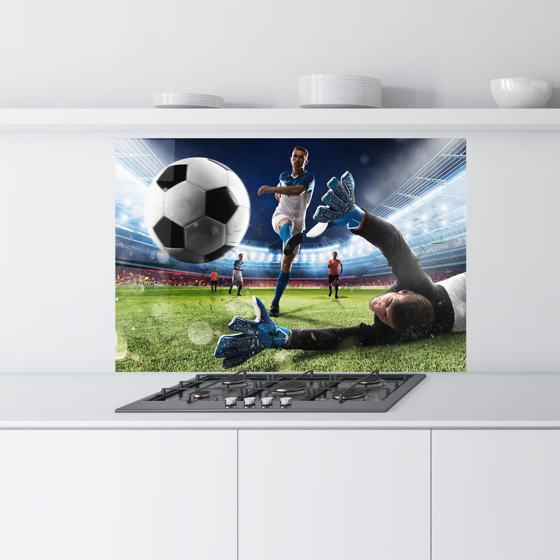 Goalkeeper Kicks Ball mockup 9