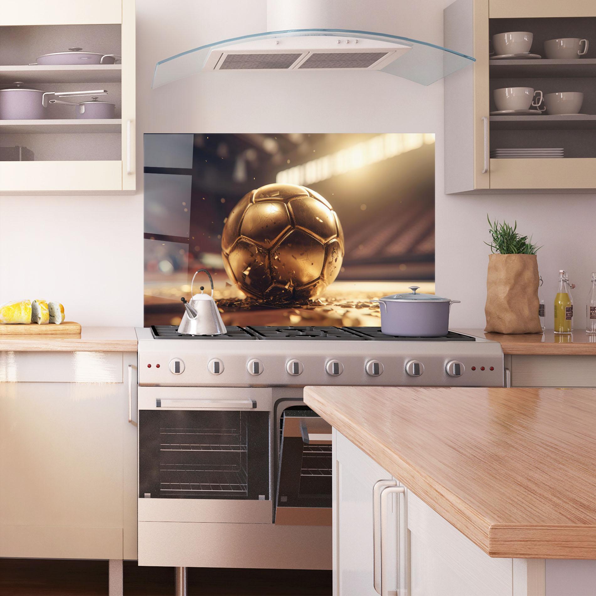 Panou Sticla Bucatarie Award For Football mockup 1