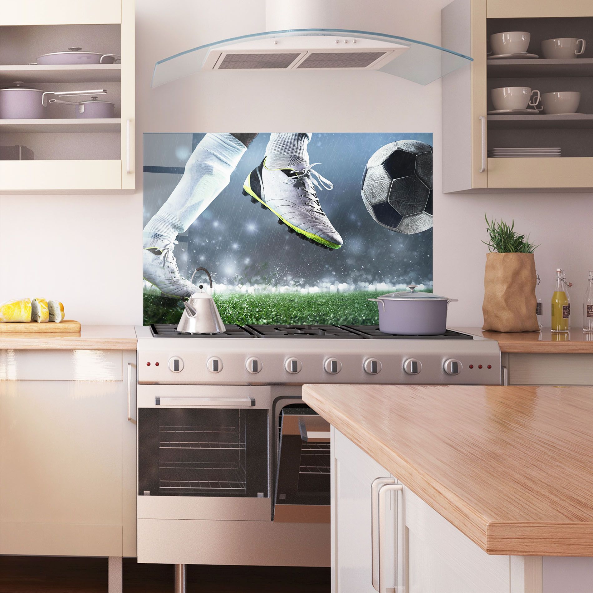 Close Up Football Scene mockup 1