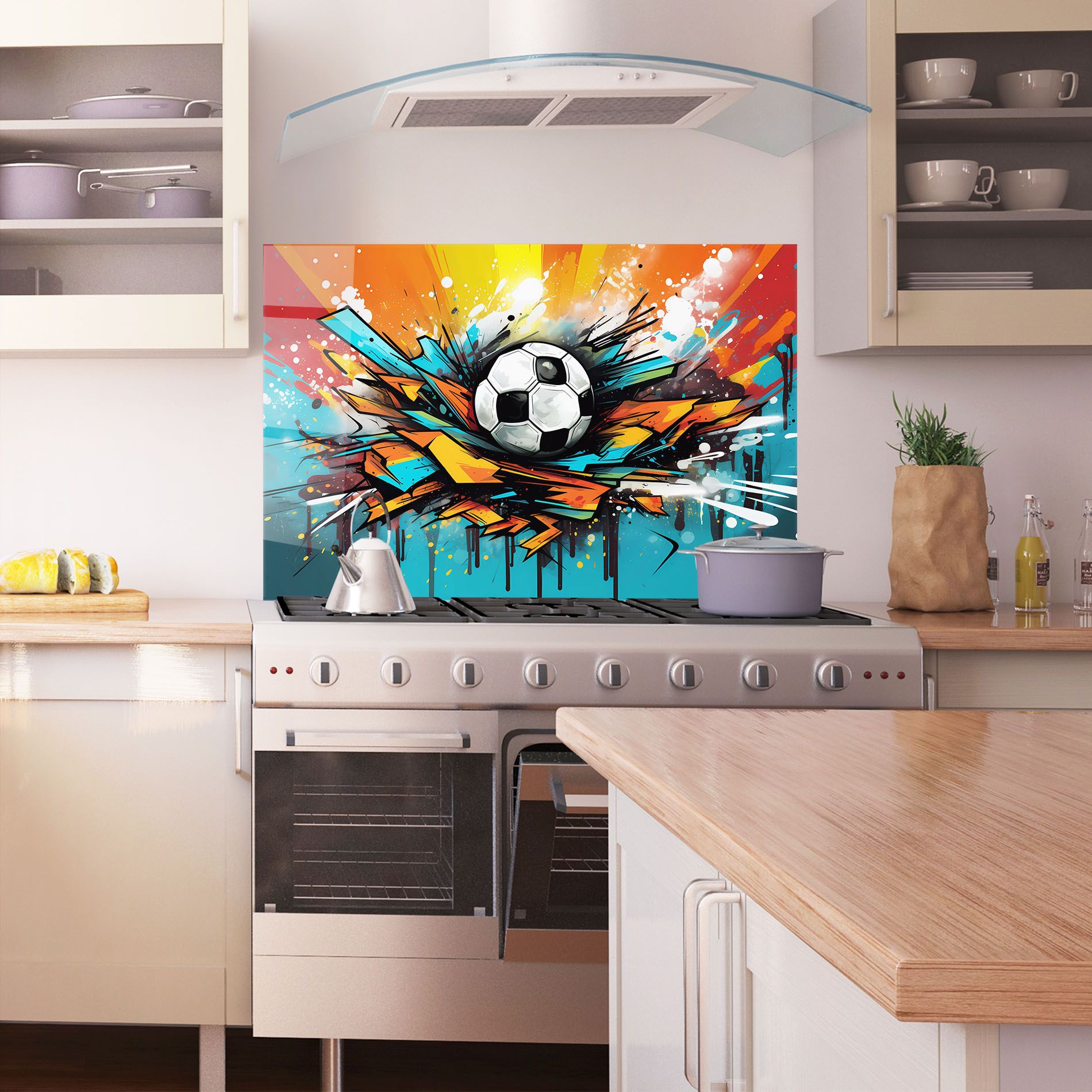 Graffiti Style Football mockup 1