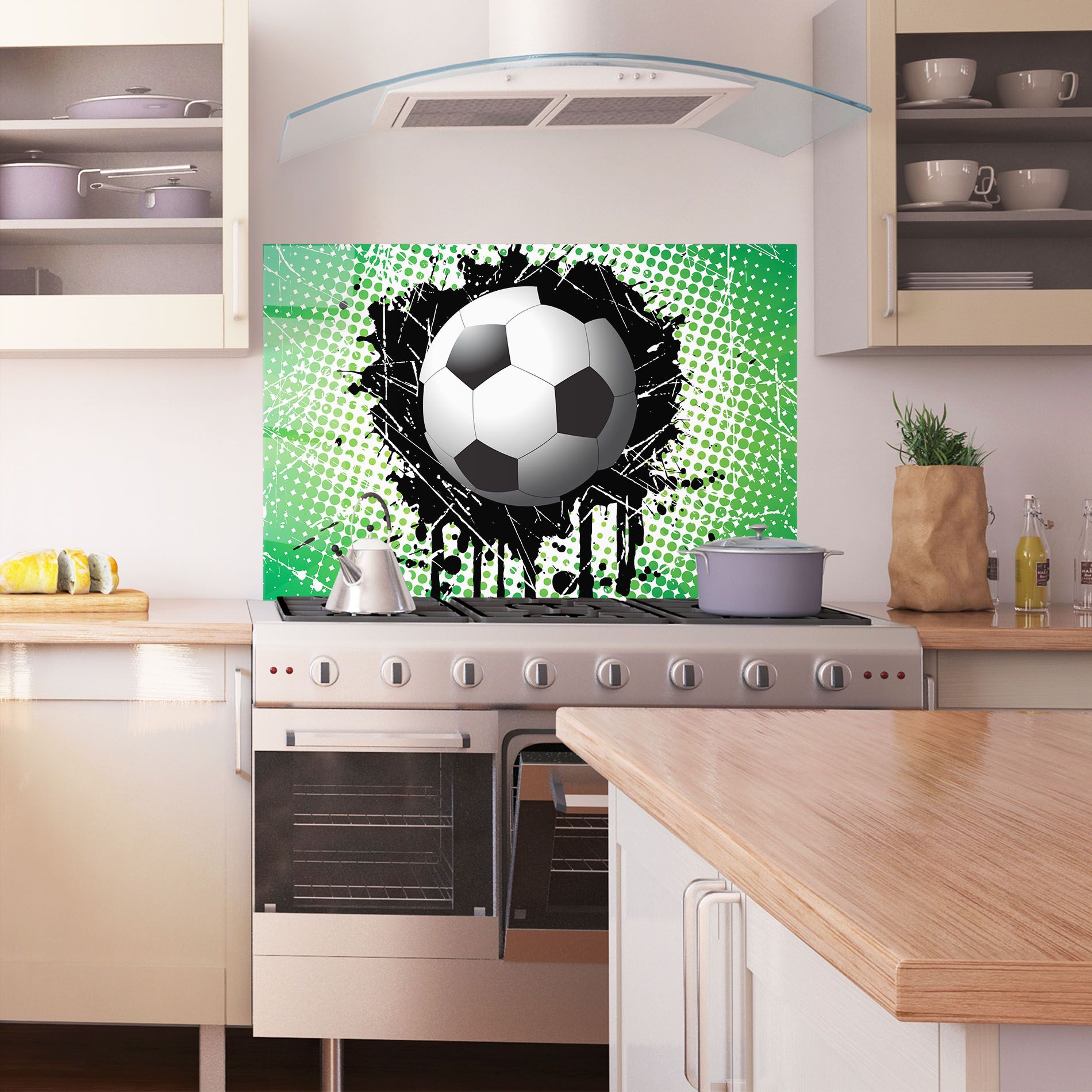 Green Black Football mockup 1