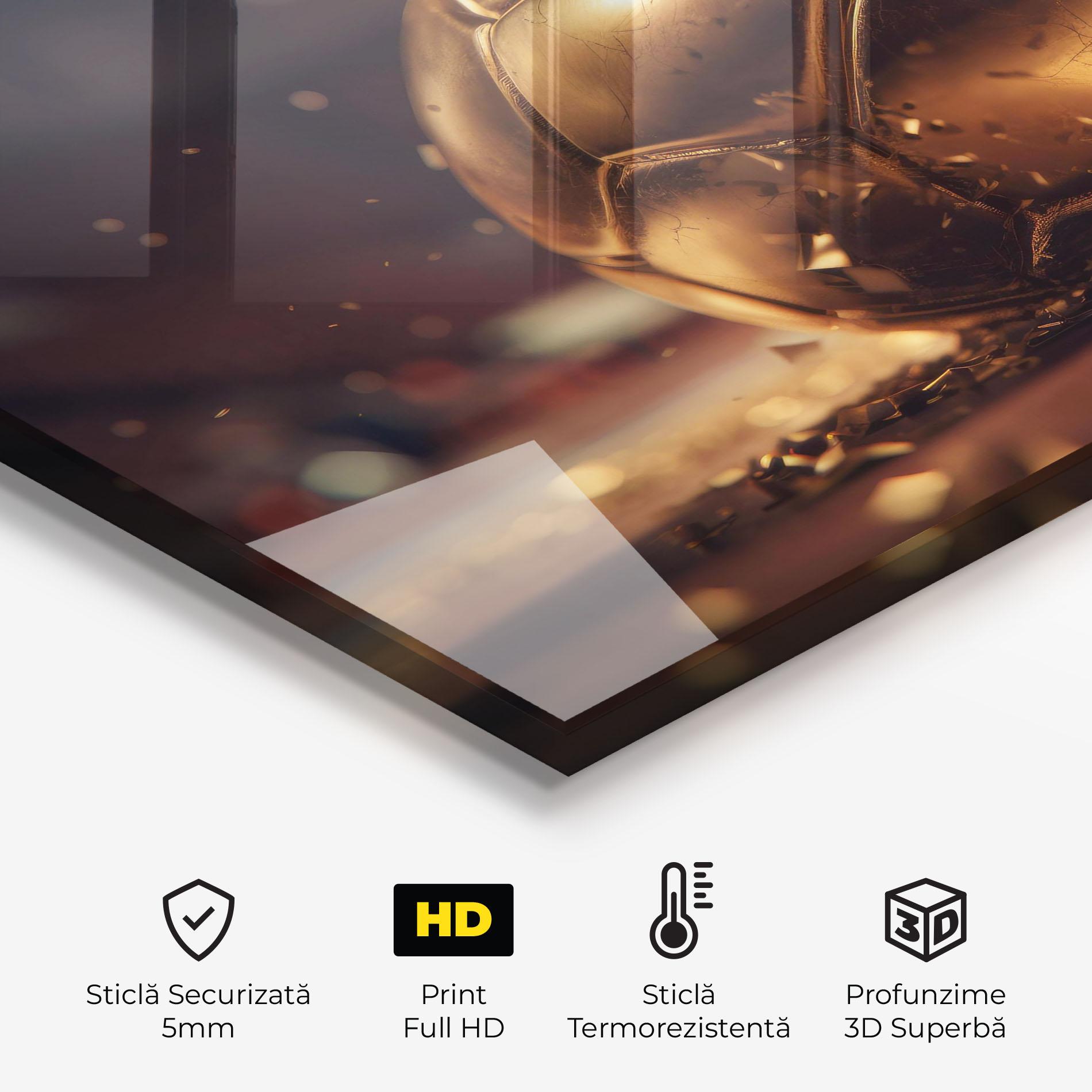 Panou Sticla Bucatarie Award For Football mockup 2