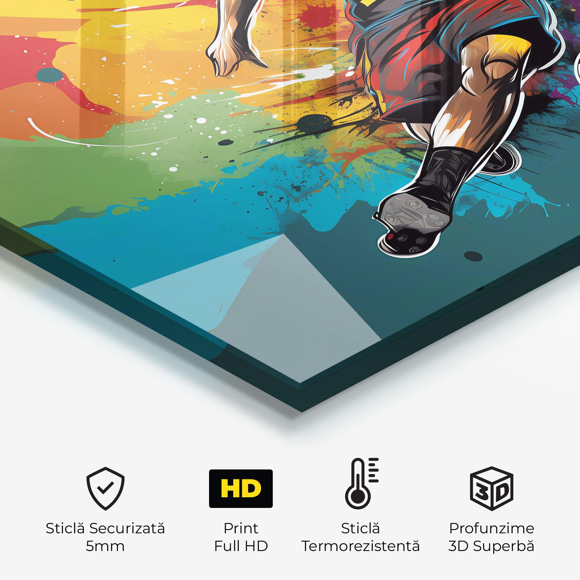 Panou Sticla Bucatarie Ball Blitz mockup 2